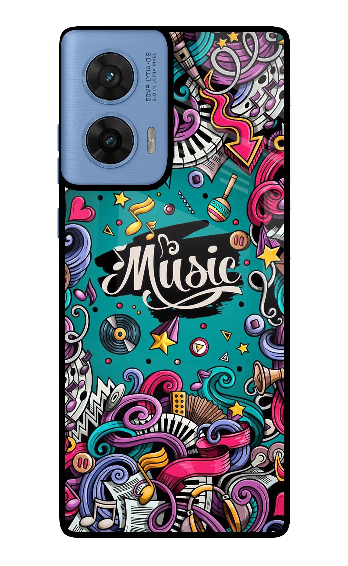 Music Graffiti Moto G96 5G Back Cover