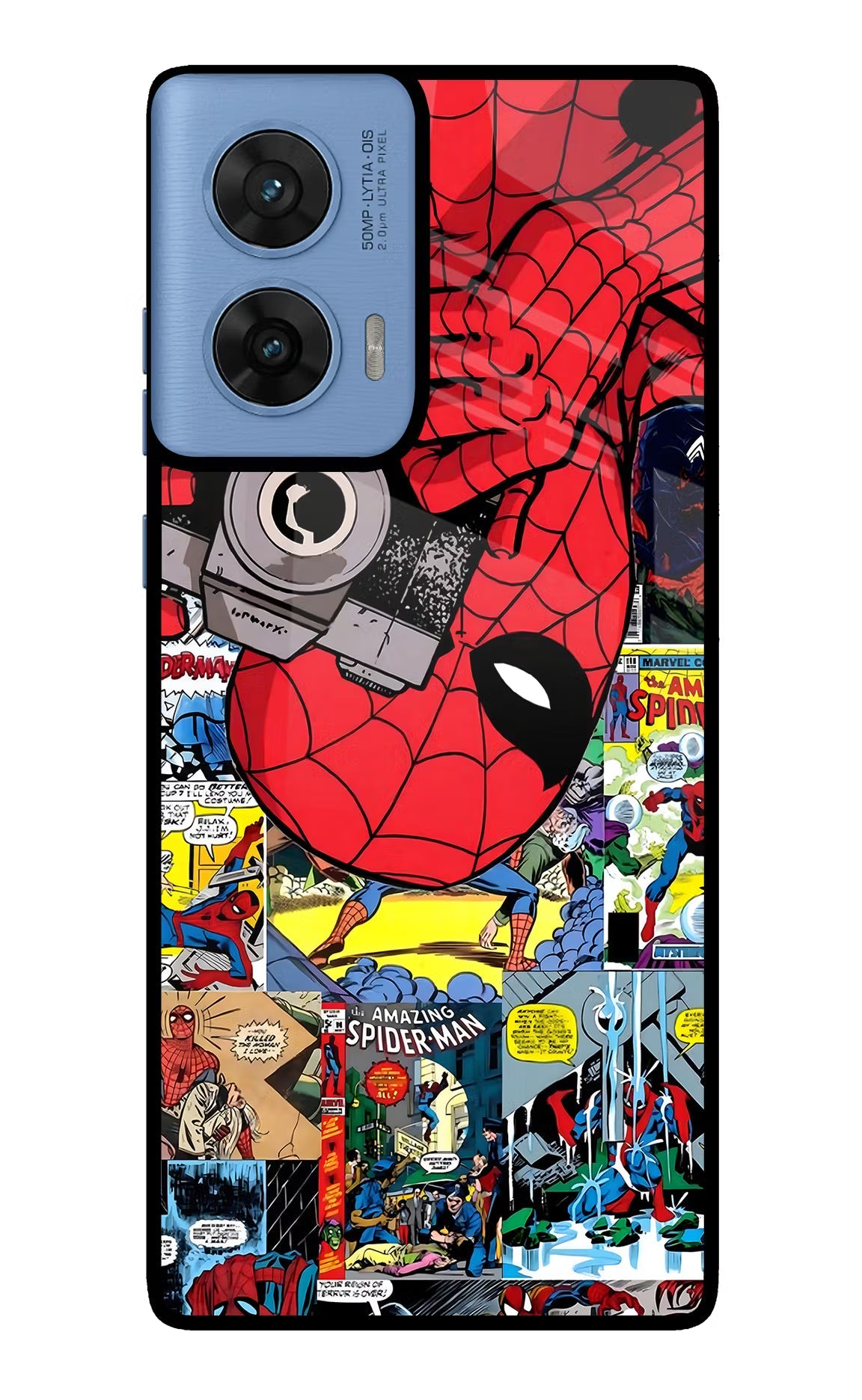 Spider Man Moto G96 5G Glass Case
