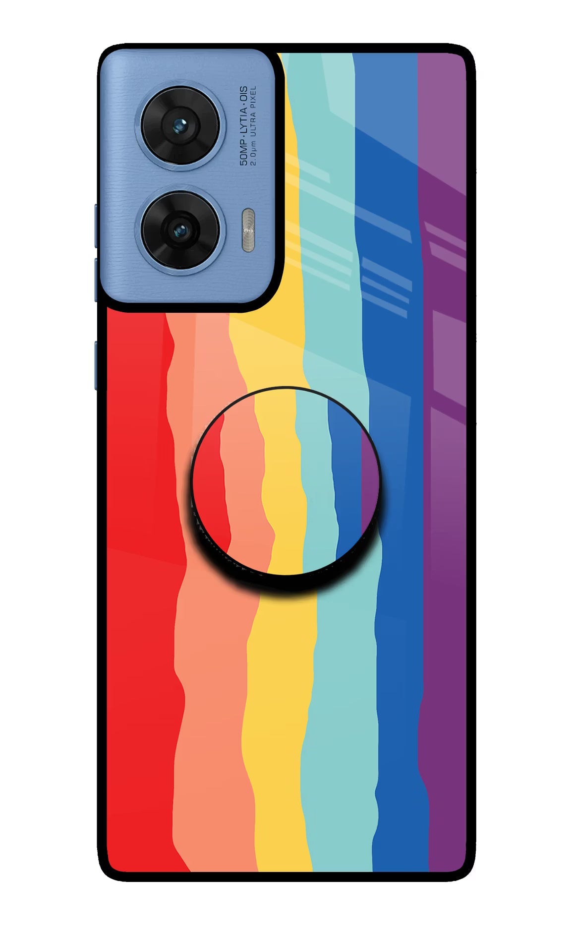 Rainbow Moto G96 5G Pop Case