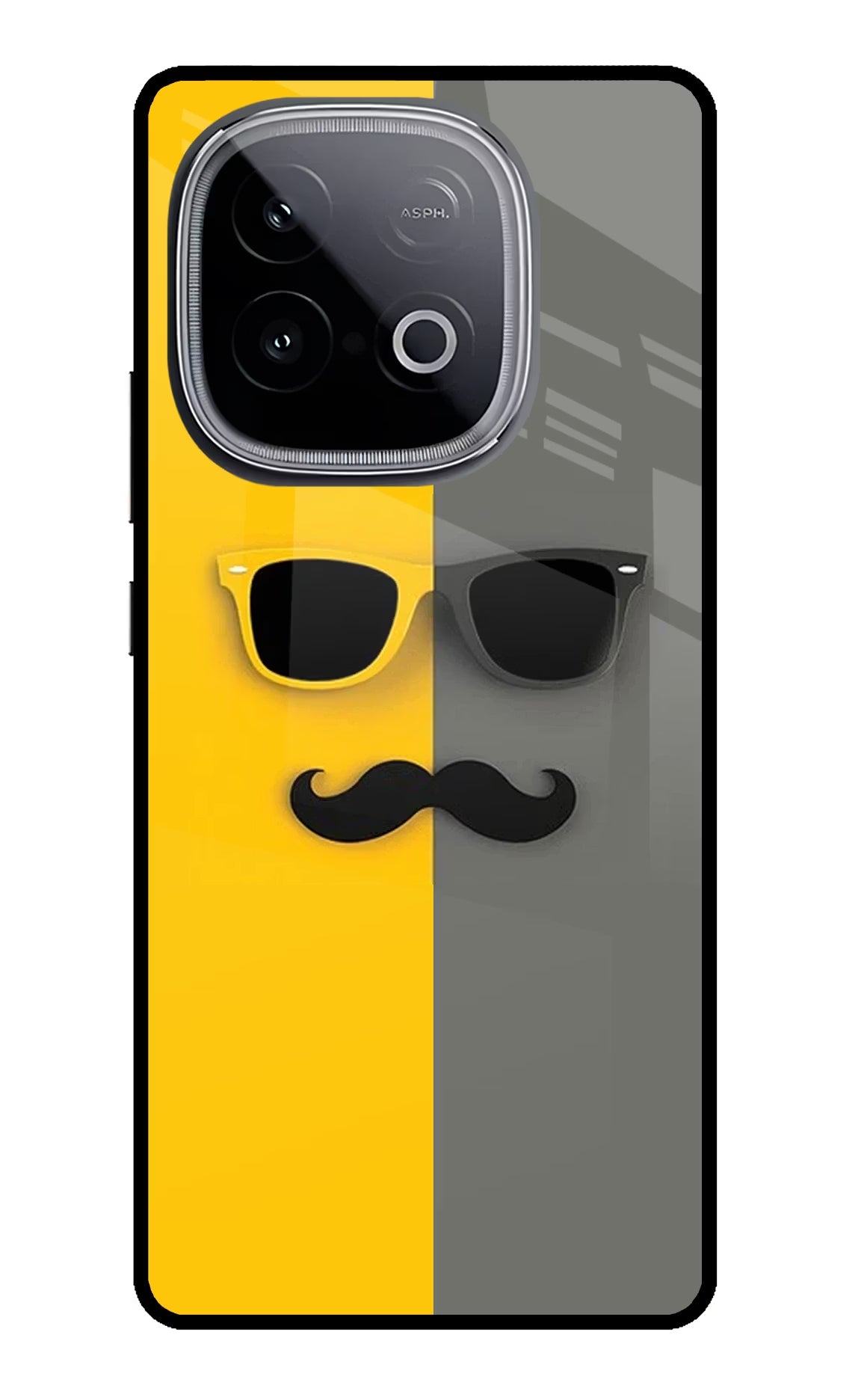 Sunglasses with Mustache iQOO Neo 10 Back Cover