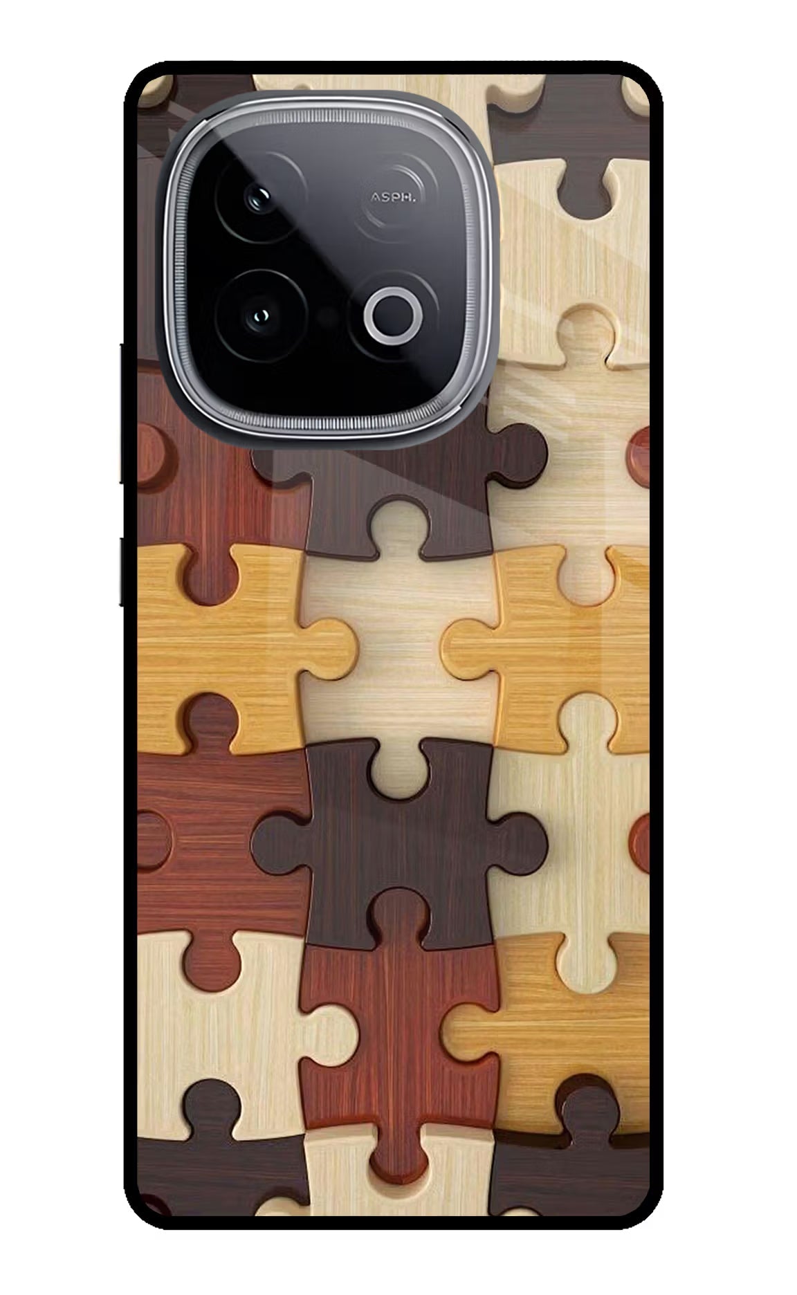 Wooden Puzzle iQOO Neo 10 Back Cover