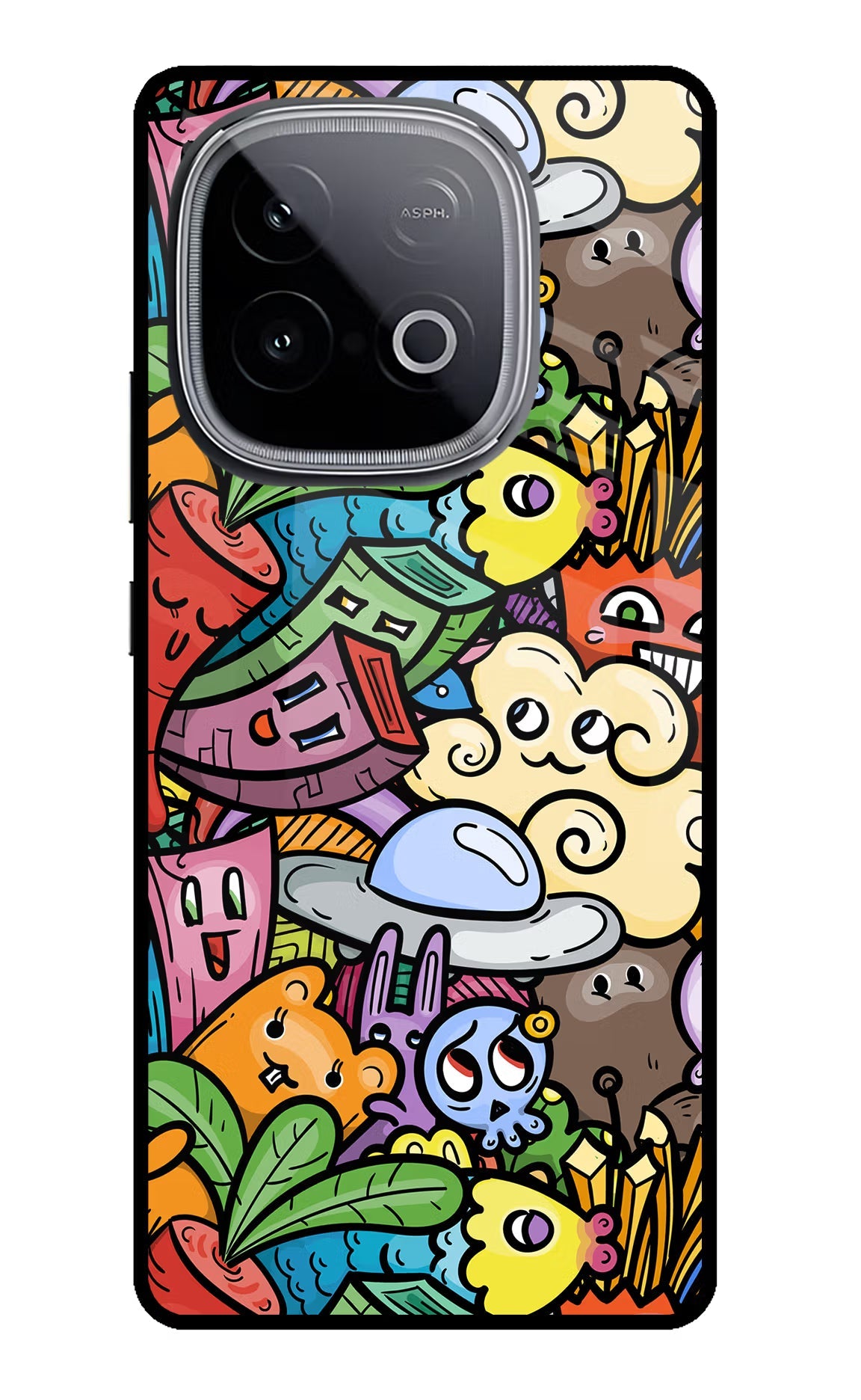 Veggie Doodle iQOO Neo 10 Back Cover