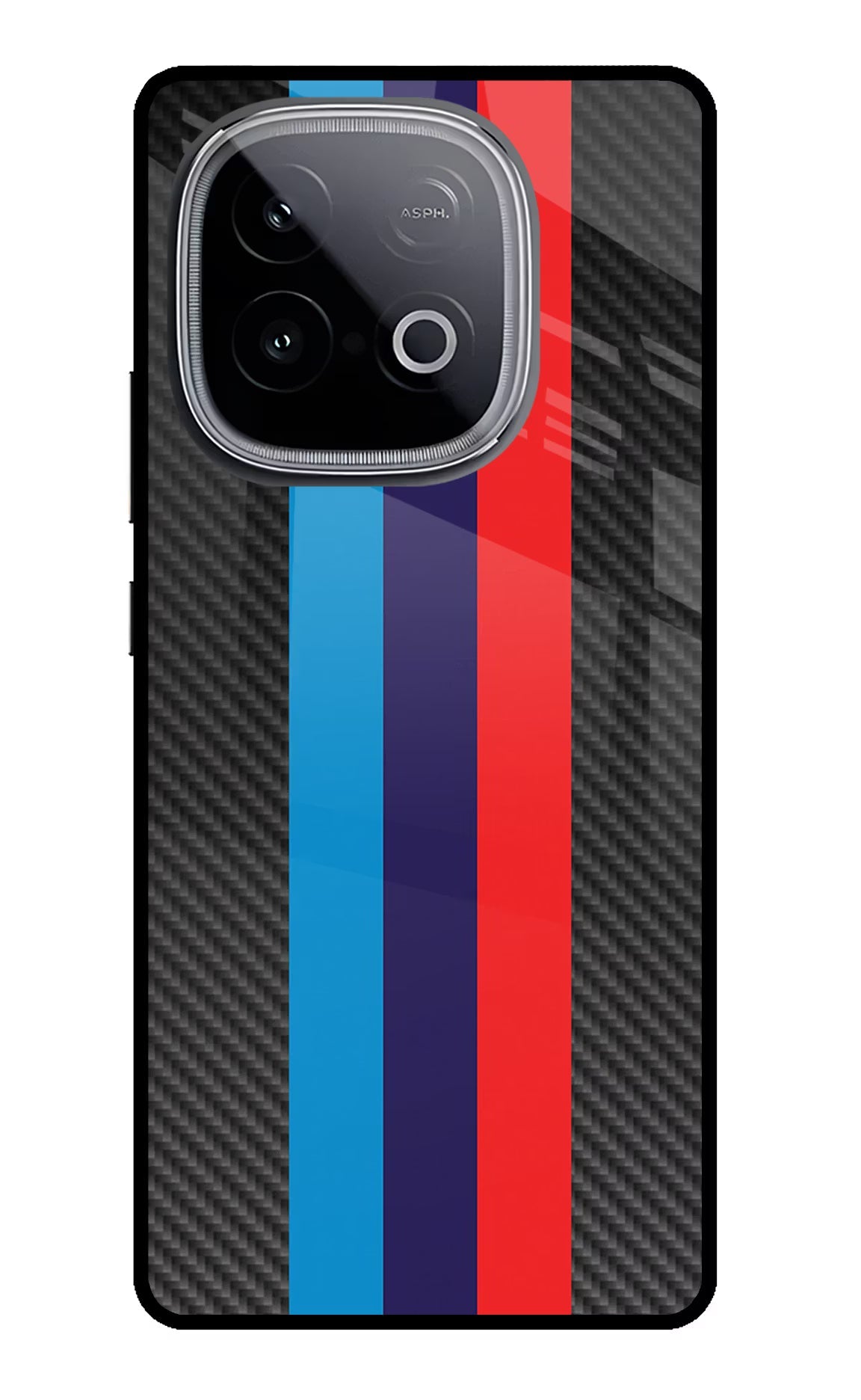 BMW Stripes Pattern iQOO Neo 10 Glass Case