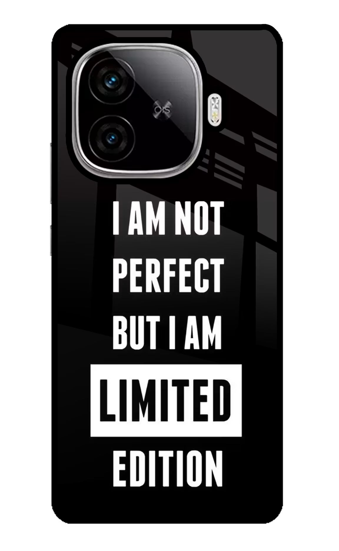 I Am Not Perfect But I Am Limited Edition iQOO Neo 10R 5G Glass Case