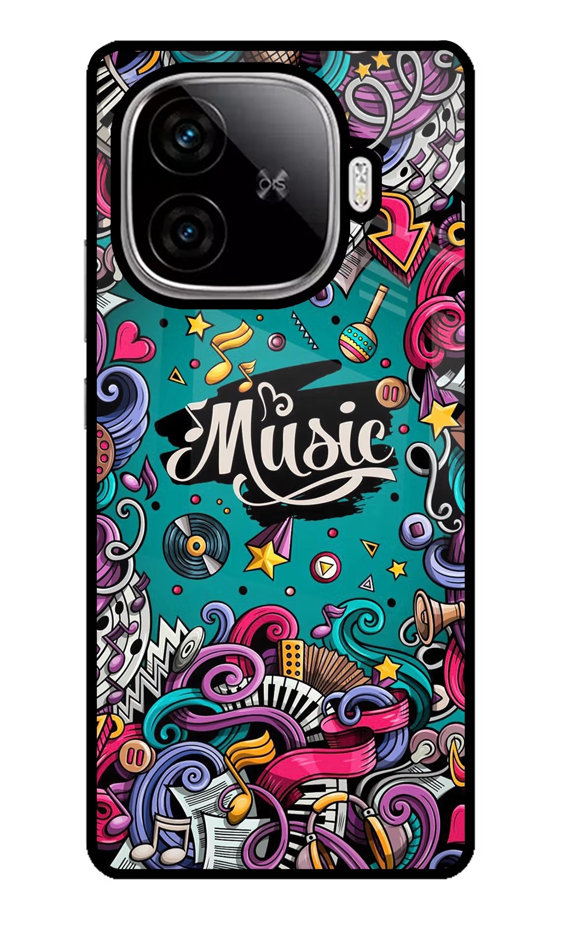 Music Graffiti iQOO Neo 10R 5G Back Cover
