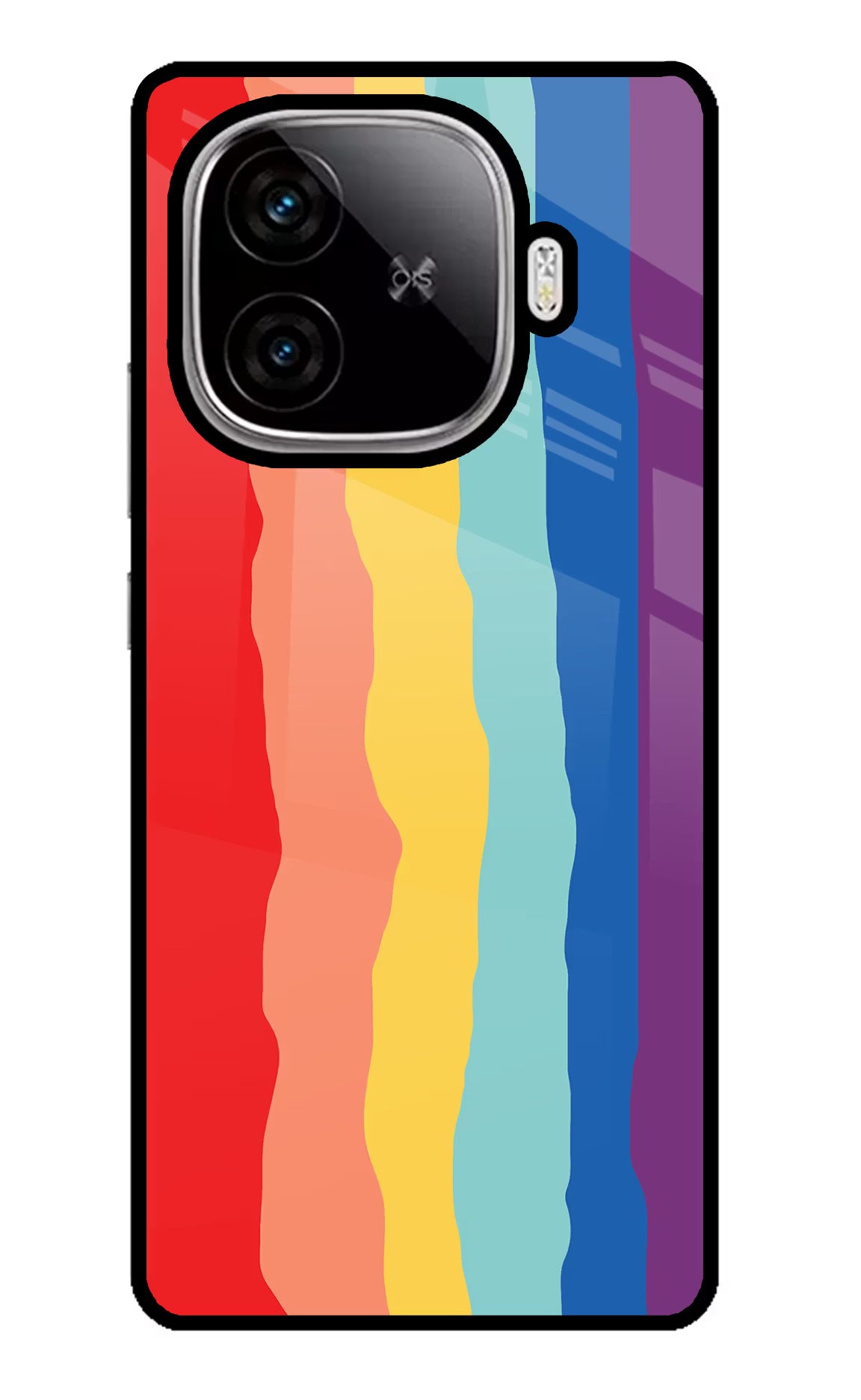 Rainbow iQOO Neo 10R 5G Glass Case