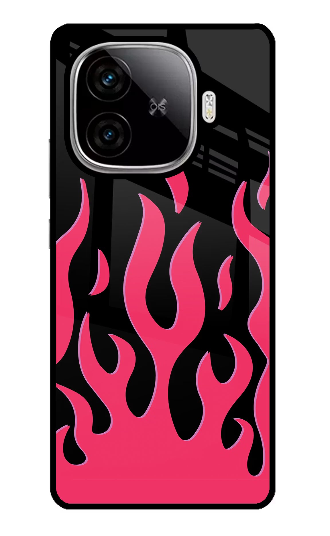 Fire Flames iQOO Neo 10R 5G Glass Case
