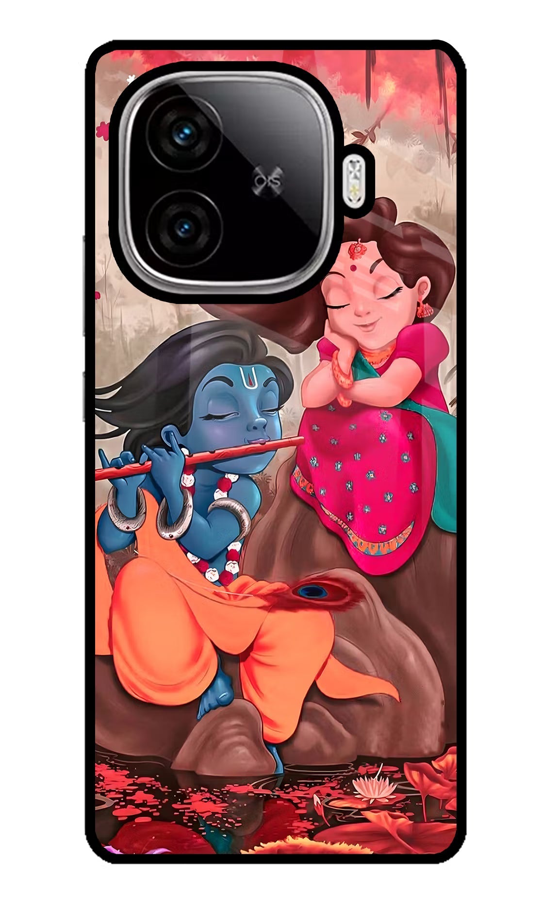 Radhe Krishna iQOO Neo 10R 5G Glass Case