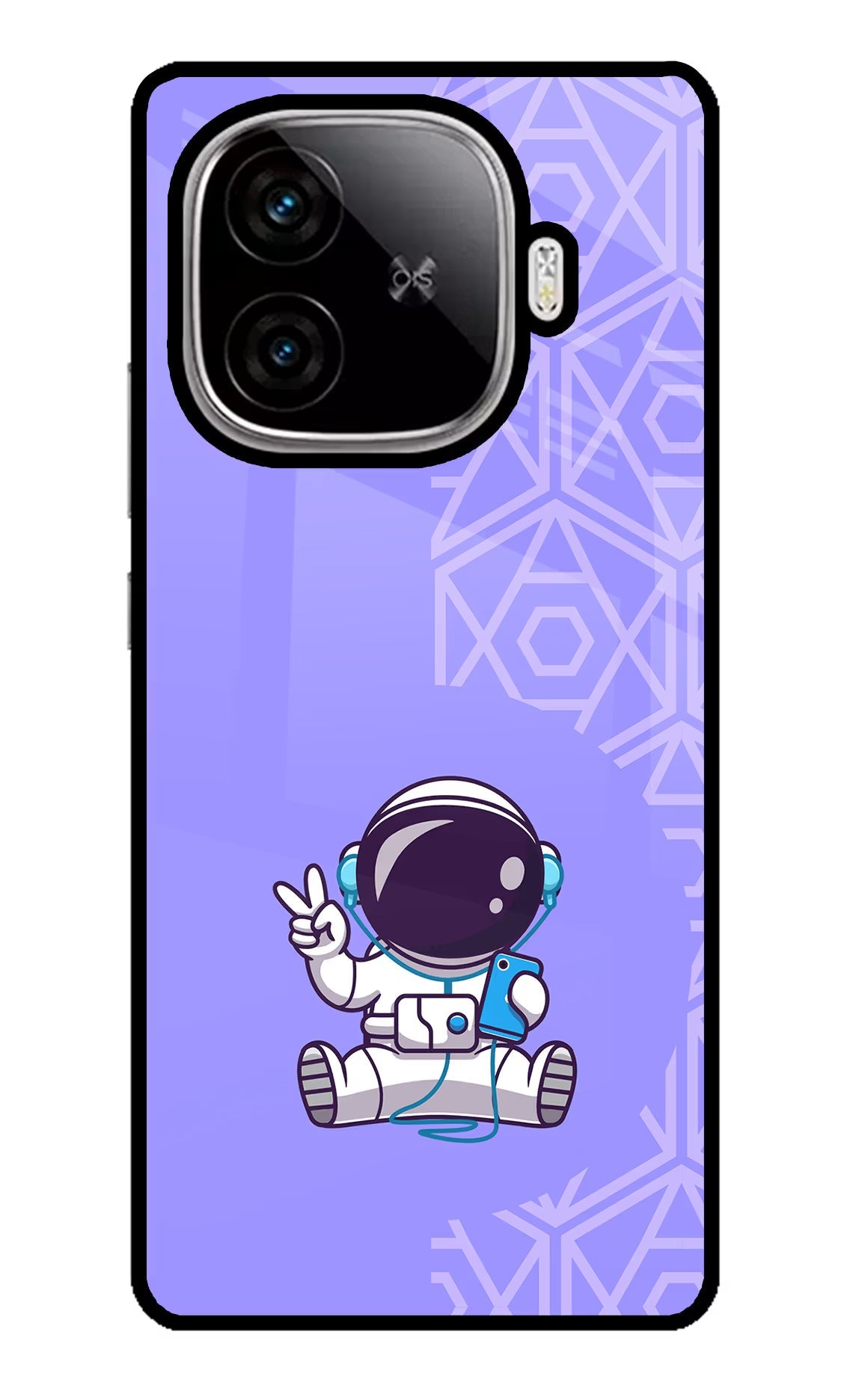 Cute Astronaut Chilling iQOO Neo 10R 5G Back Cover