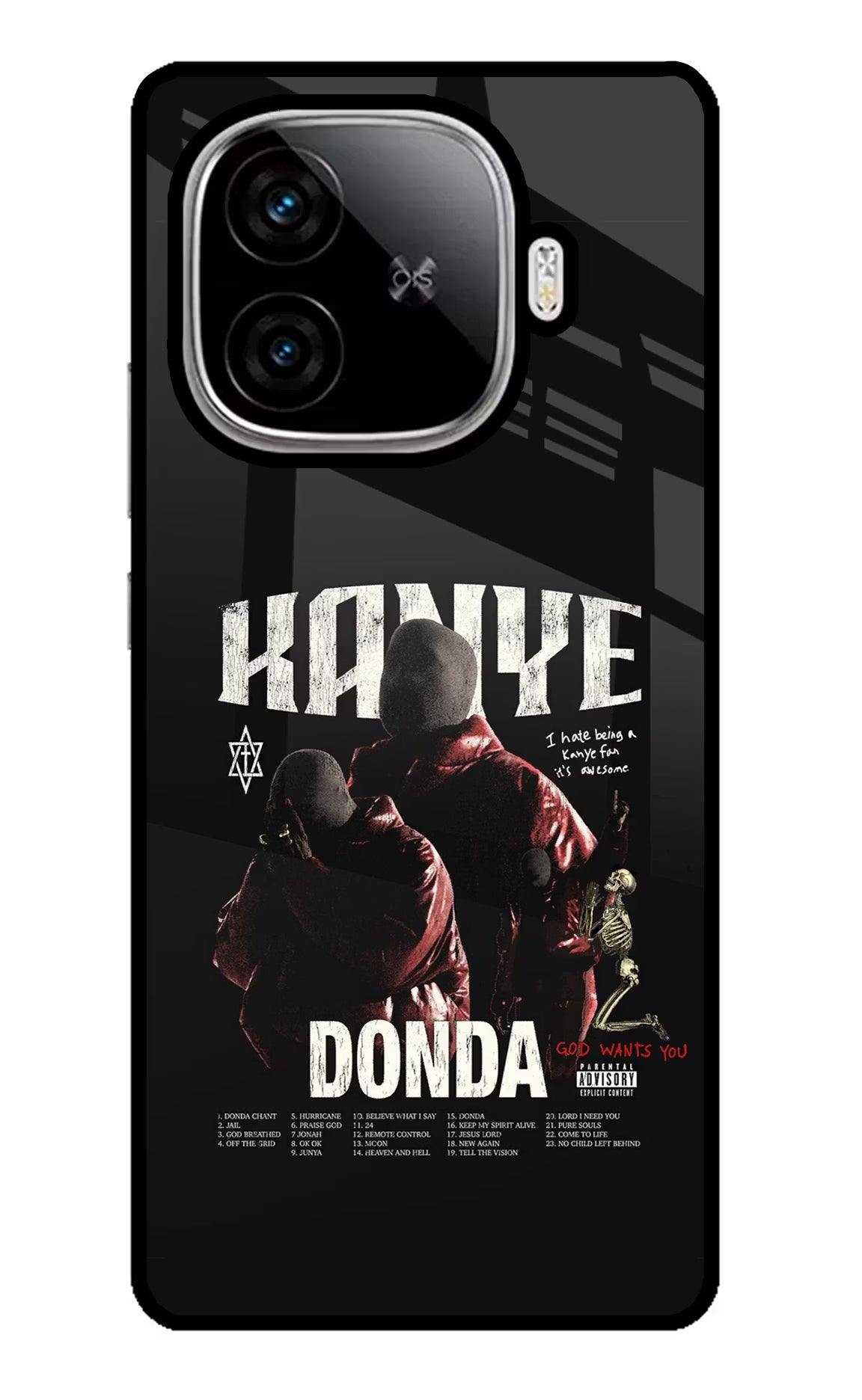 Donda Kanye West iQOO Neo 10R 5G Glass Case