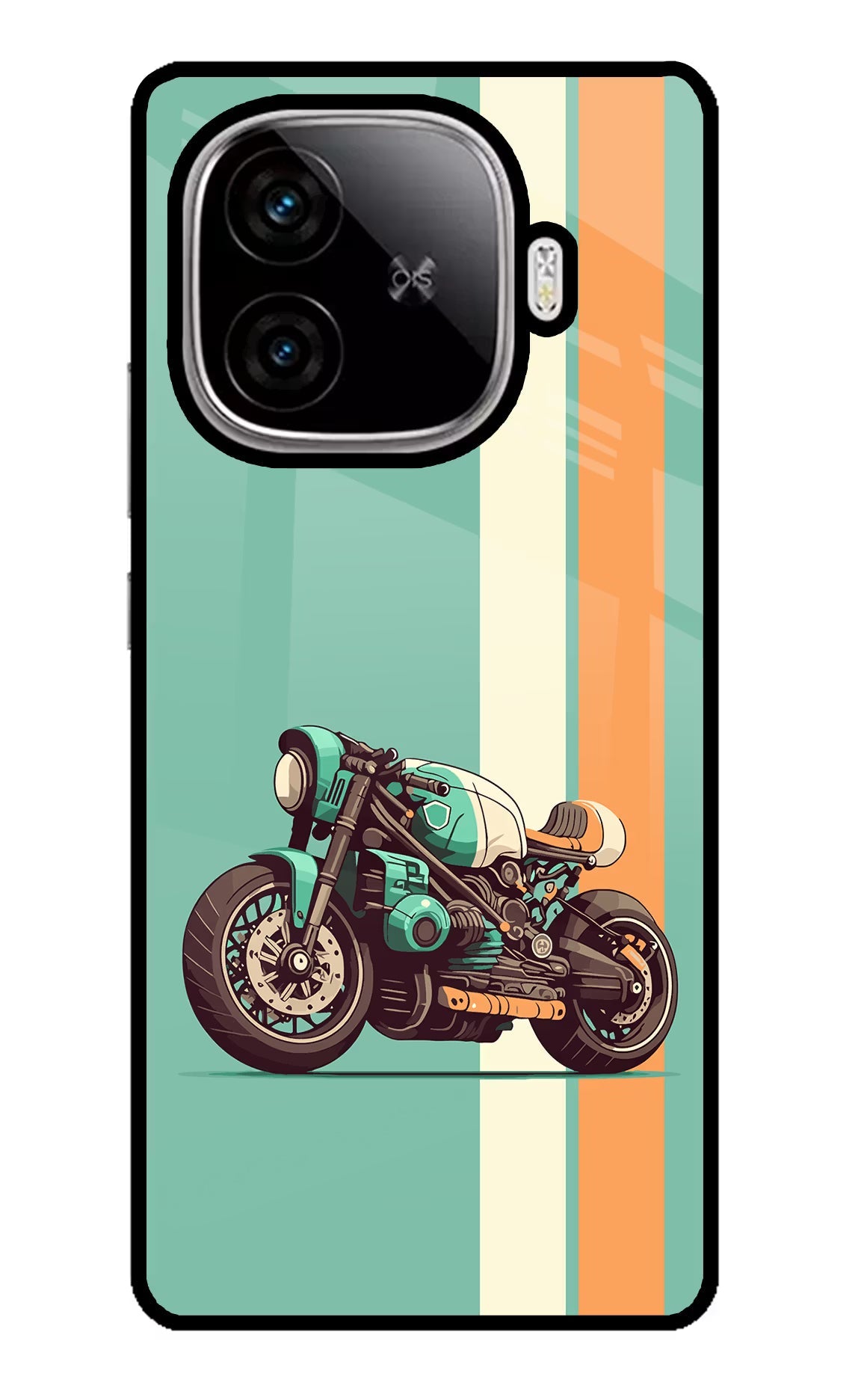 Striped Moto Drift iQOO Neo 10R 5G Back Cover