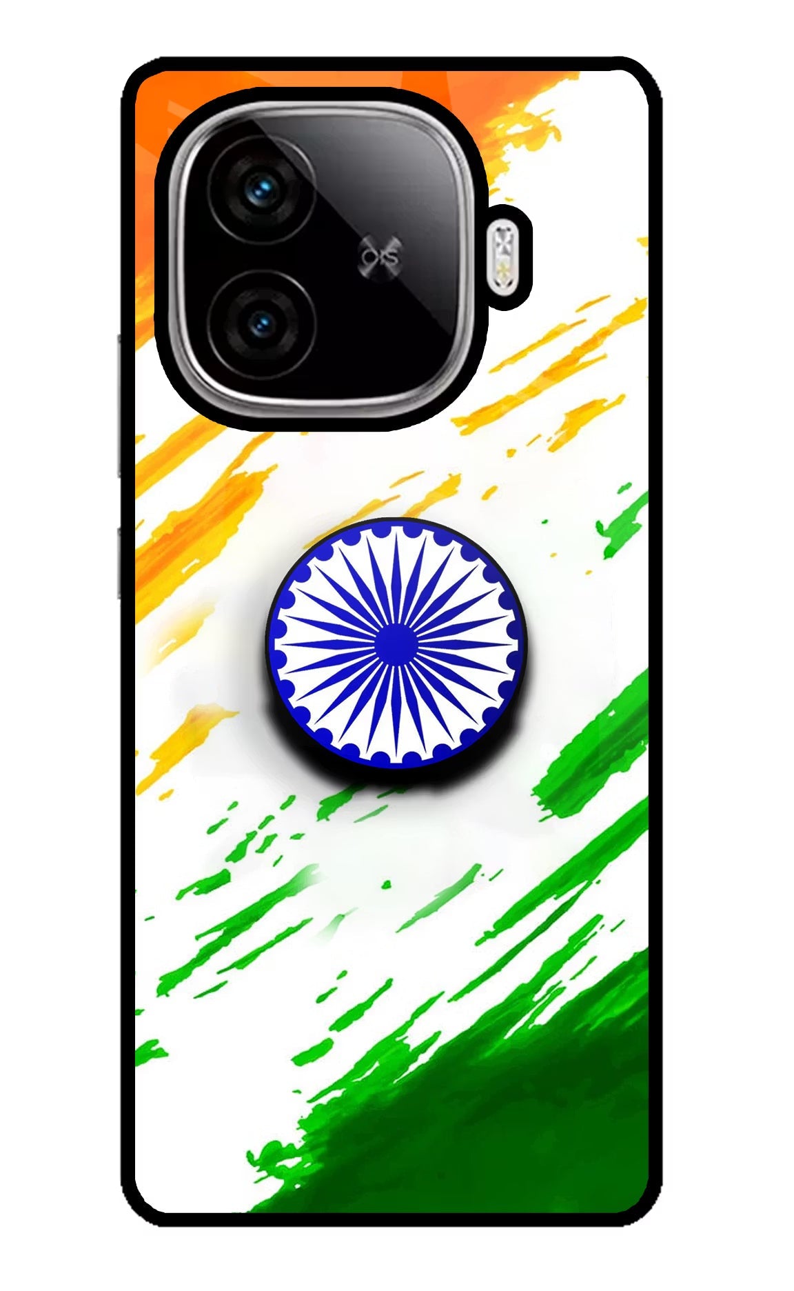 Indian Flag Ashoka Chakra iQOO Neo 10R 5G Pop Case