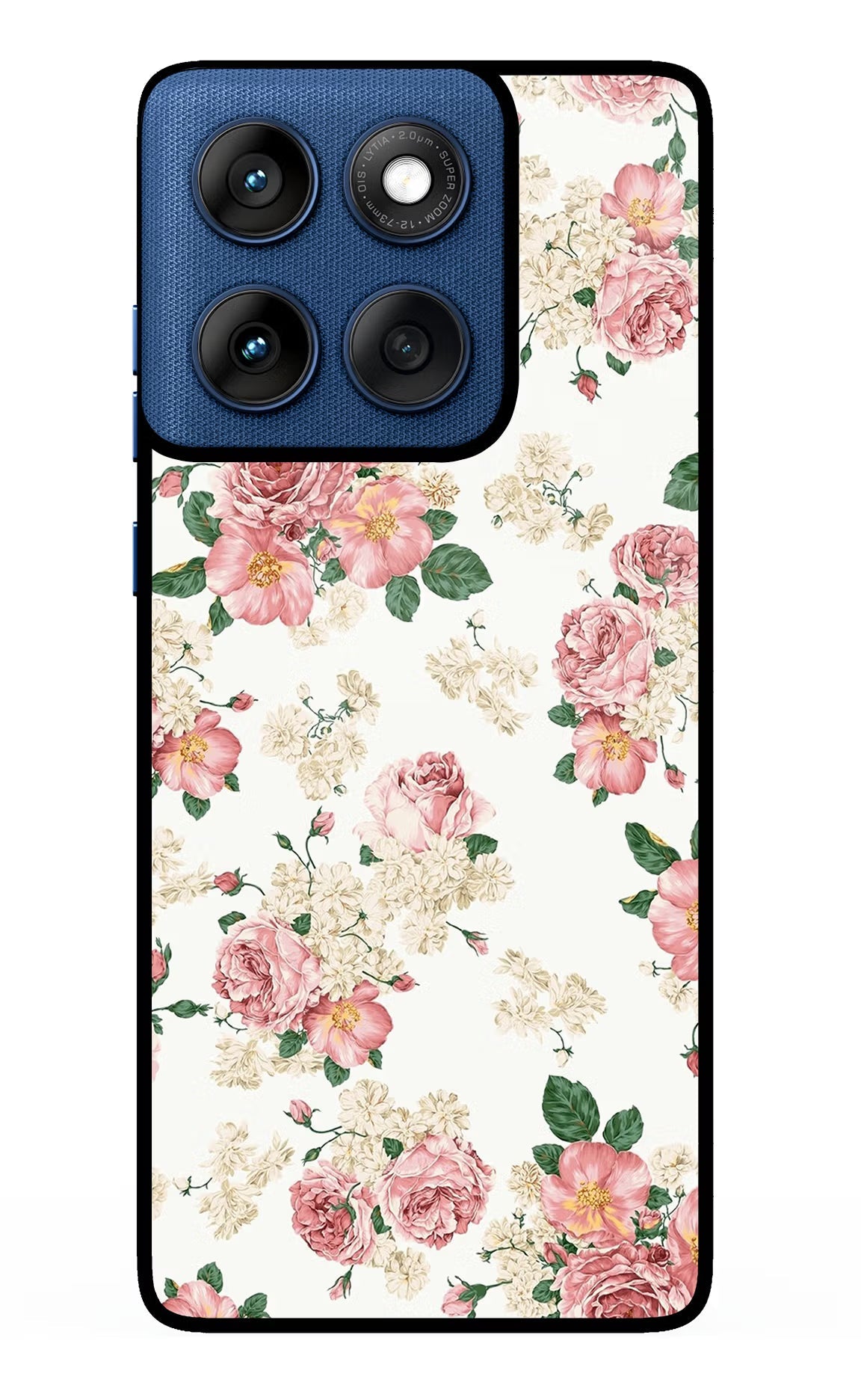Flowers Moto Edge 60 Glass Case