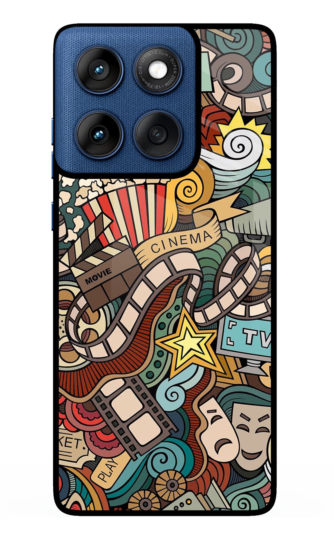 Cinema Abstract Moto Edge 60 Back Cover