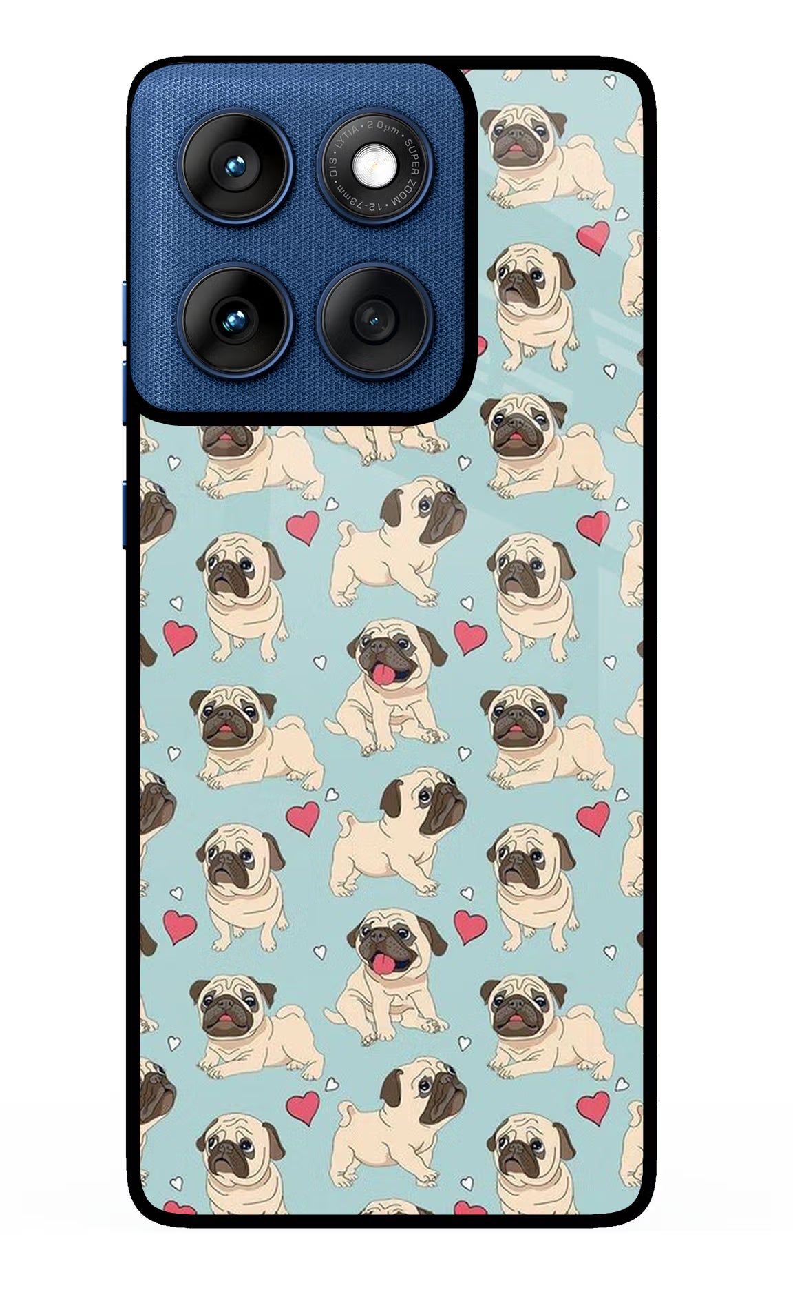 Pug Dog Moto Edge 60 Back Cover