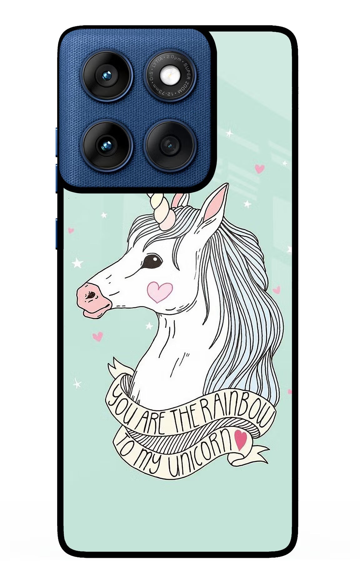 Unicorn Wallpaper Moto Edge 60 Back Cover