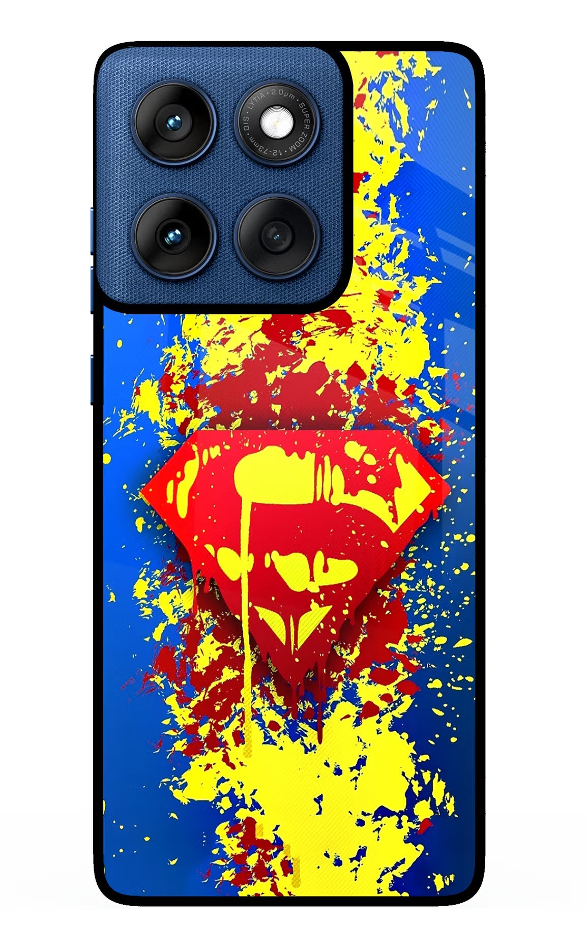 Superman logo Moto Edge 60 Glass Case