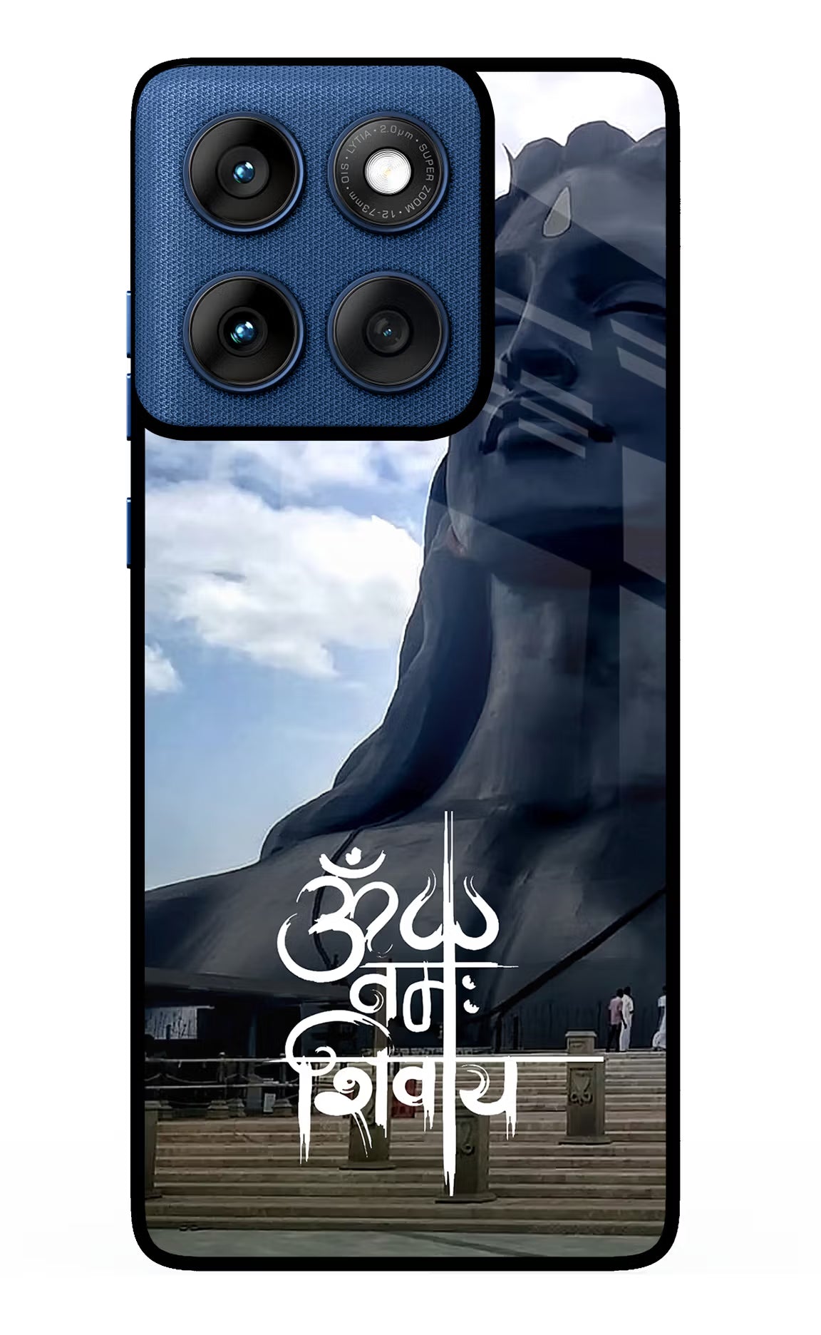 Om Namah Shivay Moto Edge 60 Back Cover