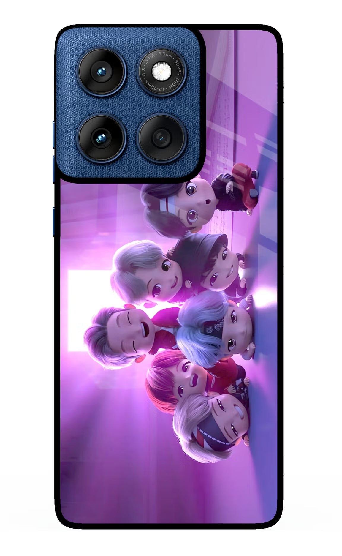 BTS Chibi Moto Edge 60 Back Cover