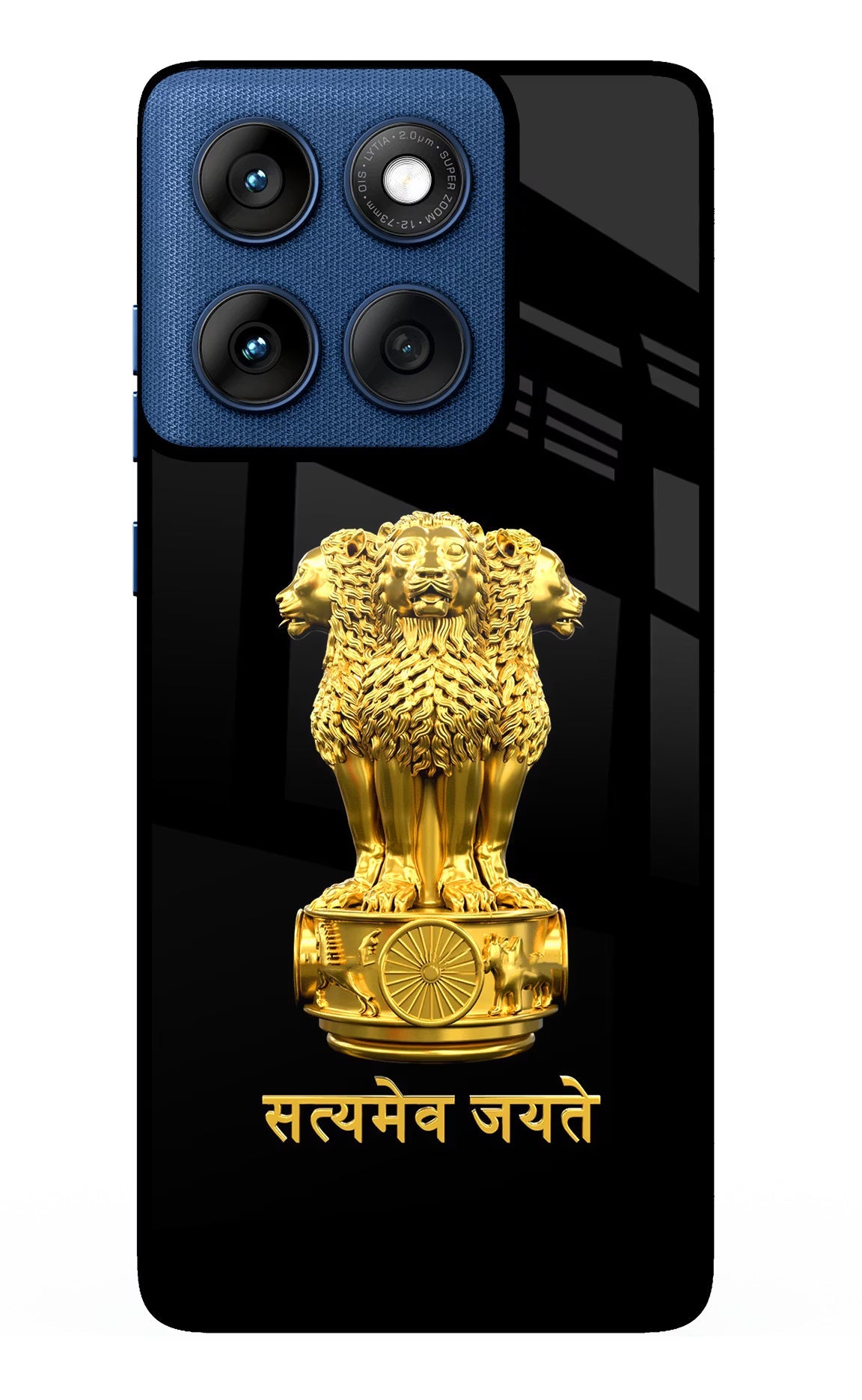 Satyamev Jayate Golden Moto Edge 60 Back Cover