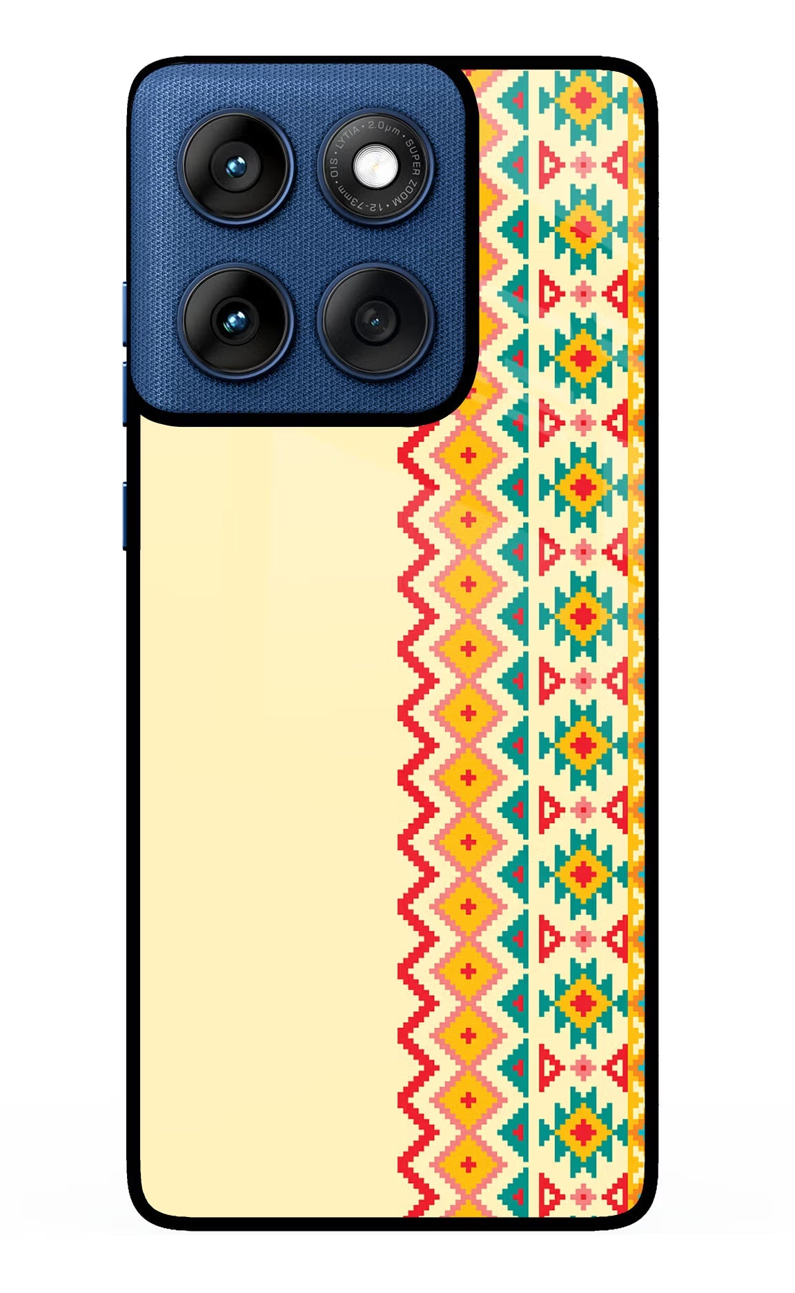 Ethnic Seamless Moto Edge 60 Glass Case