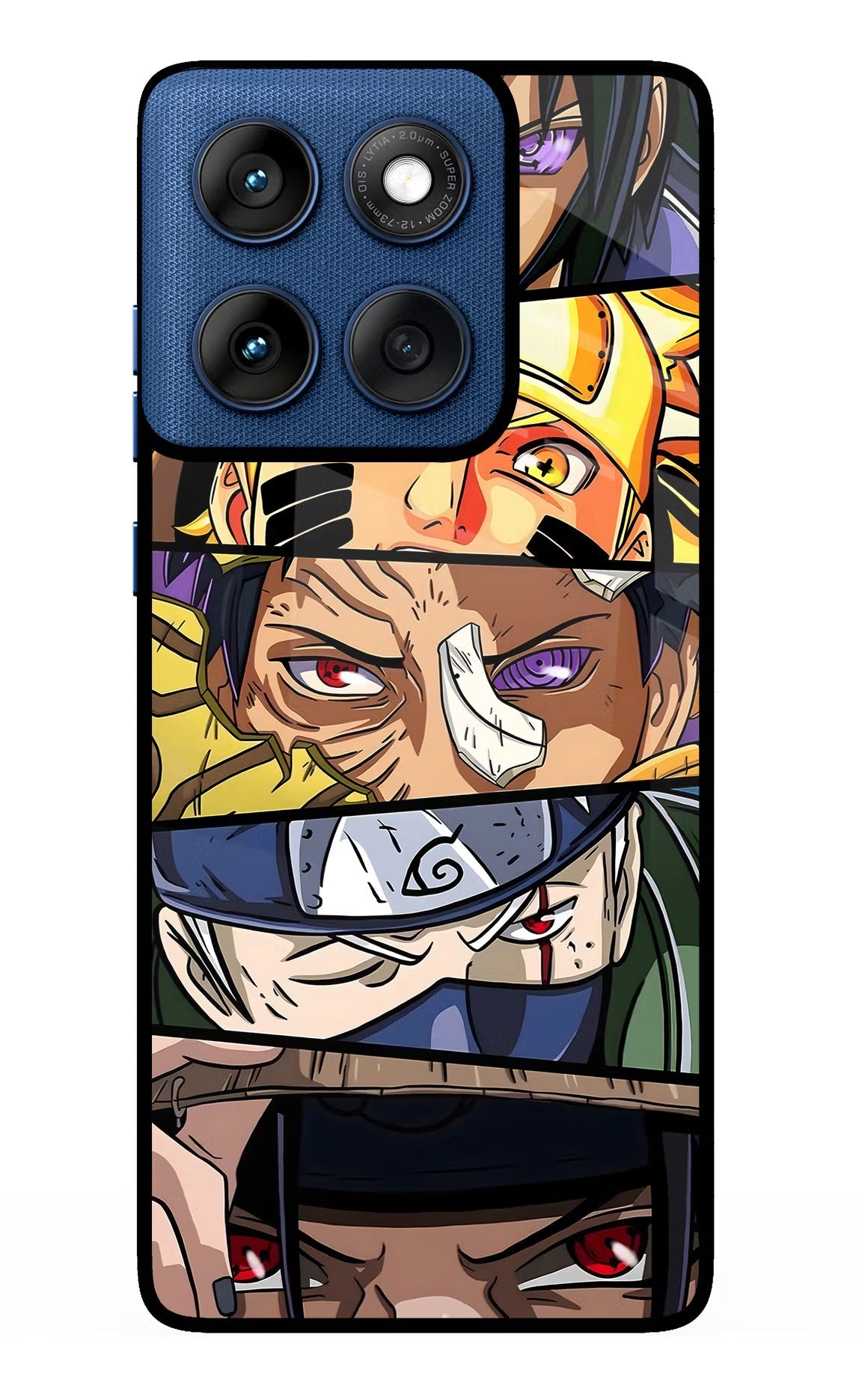 Naruto Character Moto Edge 60 Back Cover