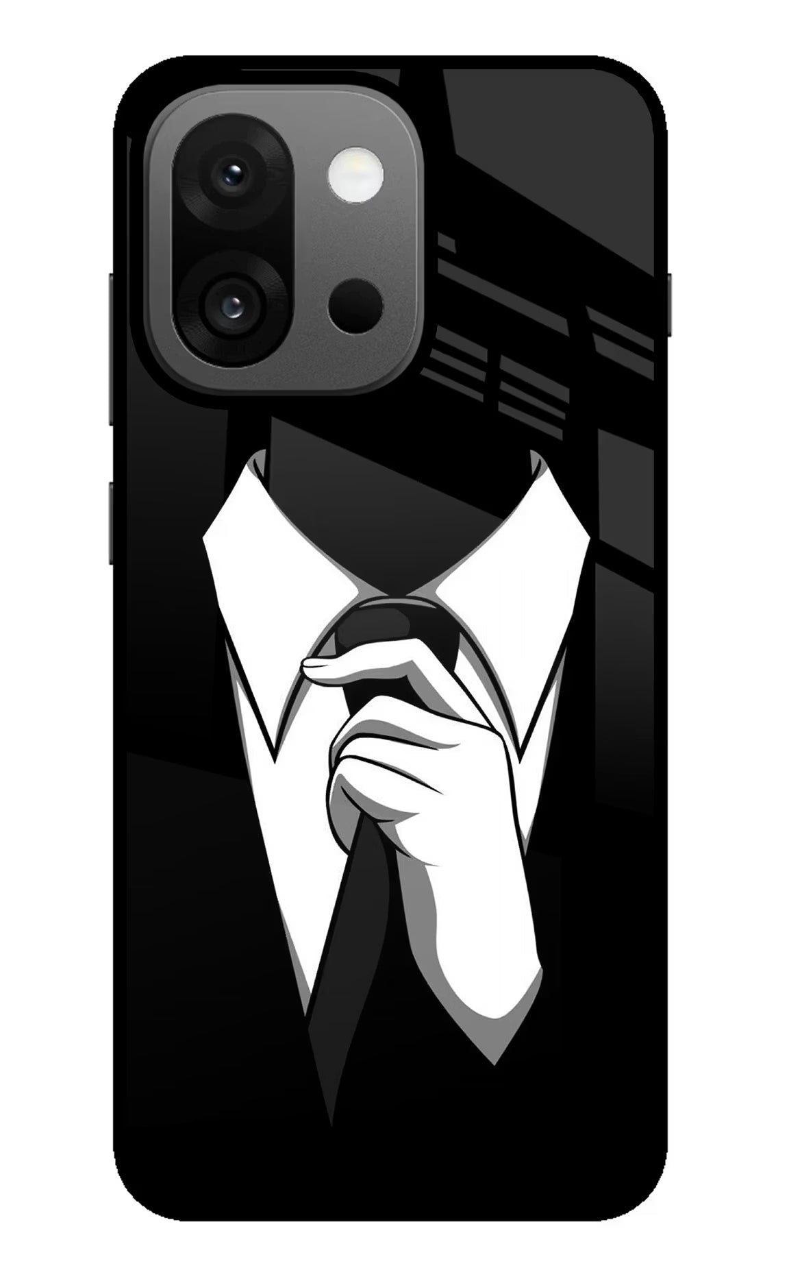 Black Tie OnePlus 13s Back Cover