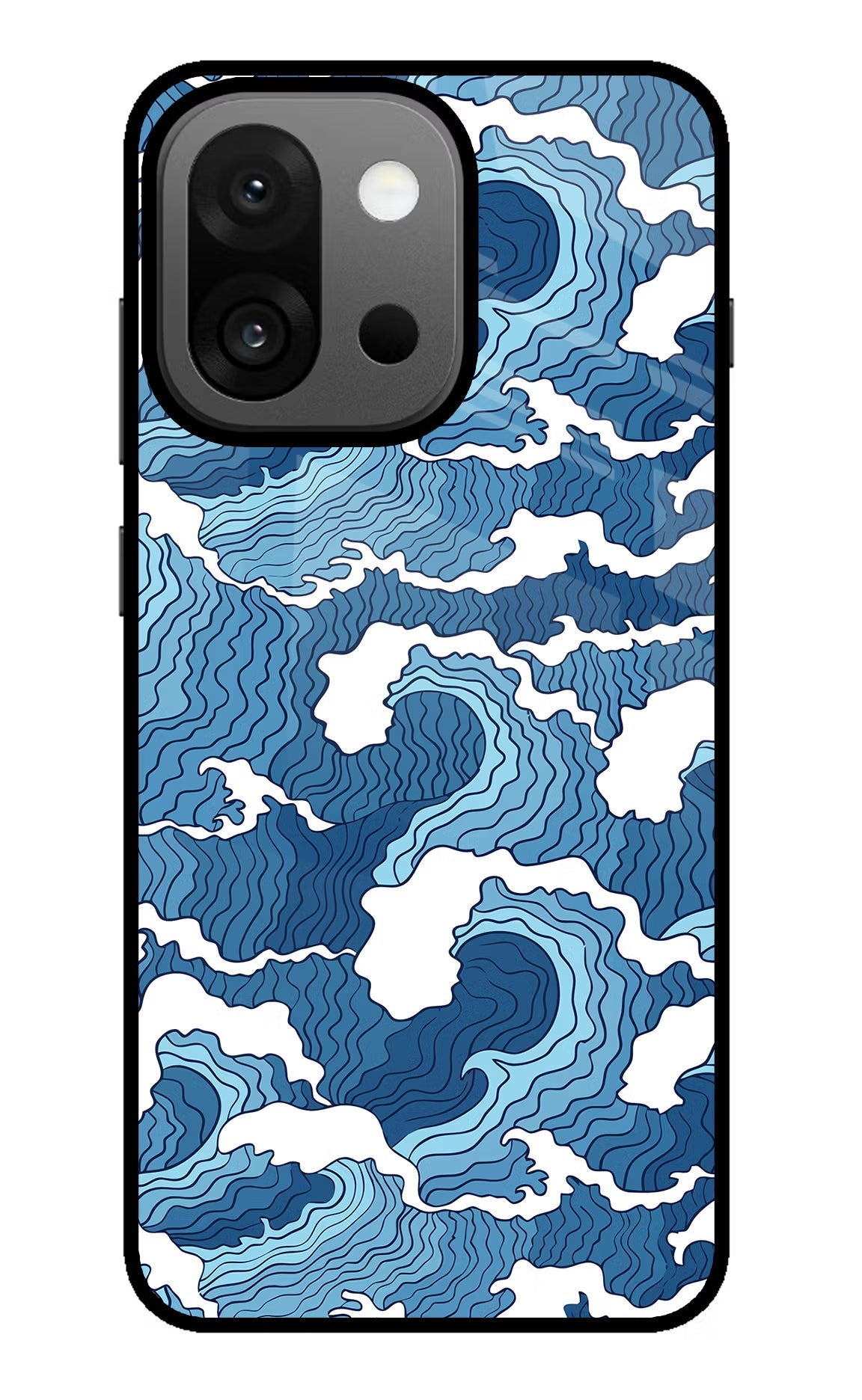 Blue Waves OnePlus 13s Back Cover