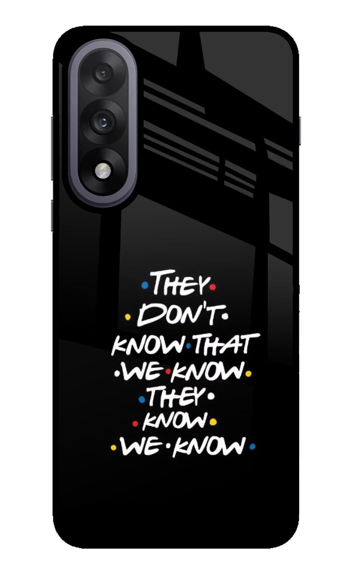 FRIENDS Dialogue OnePlus Nord 5 Glass Case