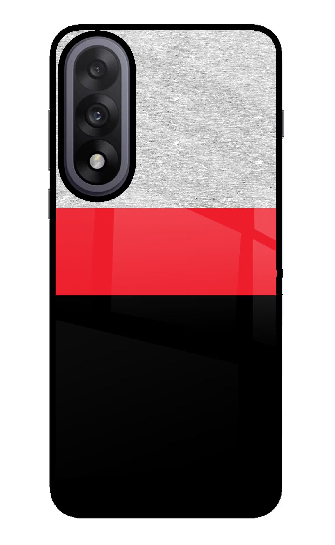 Tri Color Pattern OnePlus Nord 5 Glass Case