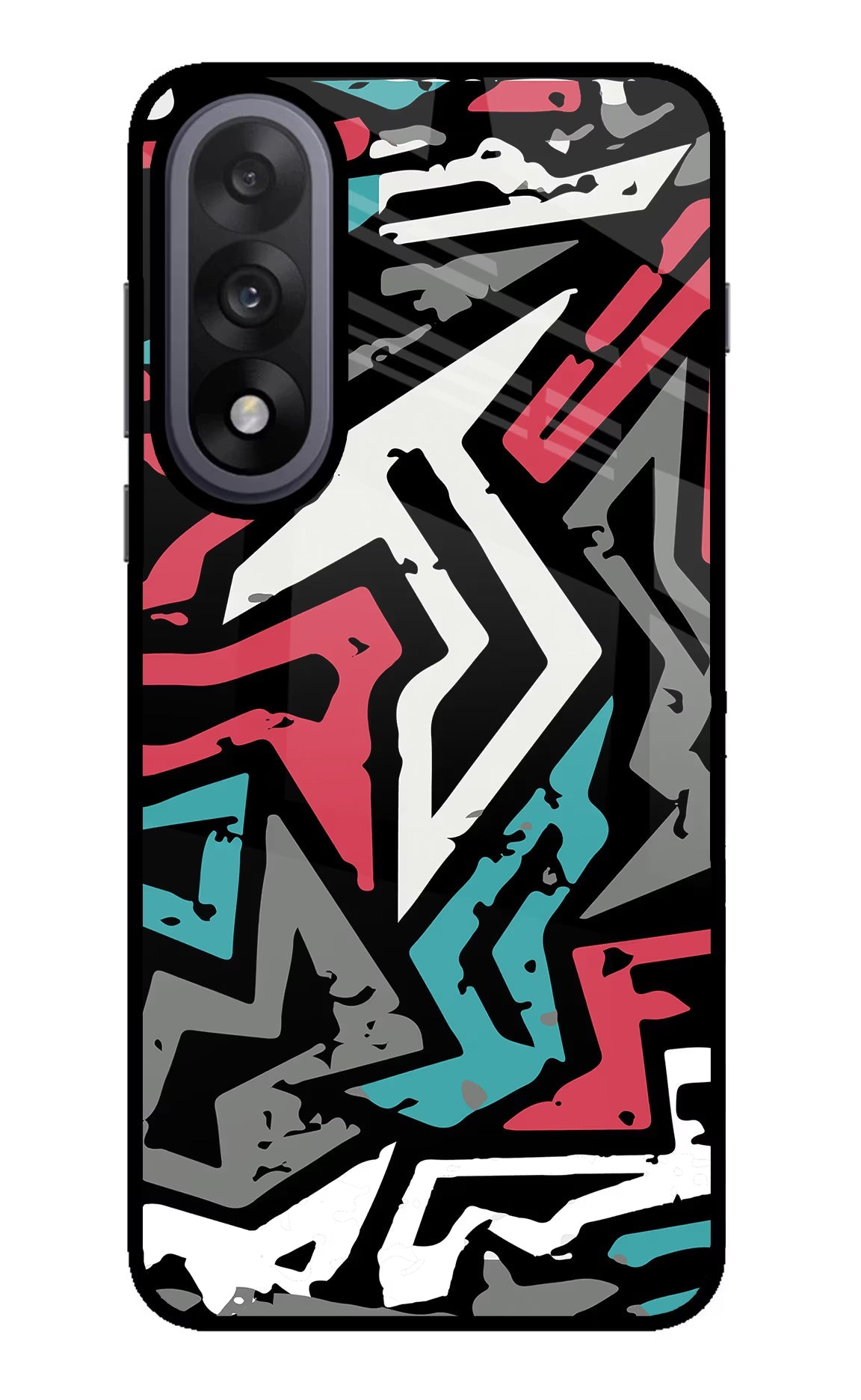 Geometric Graffiti OnePlus Nord 5 Glass Case