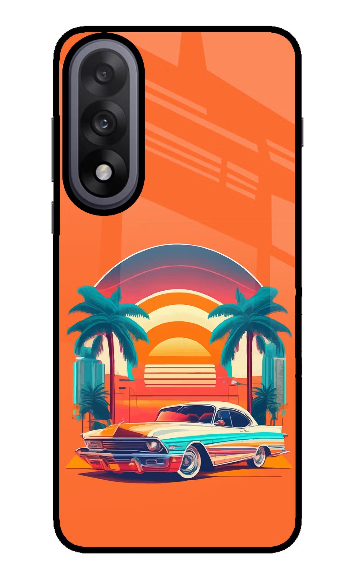 Palm Drive 80s OnePlus Nord 5 Glass Case