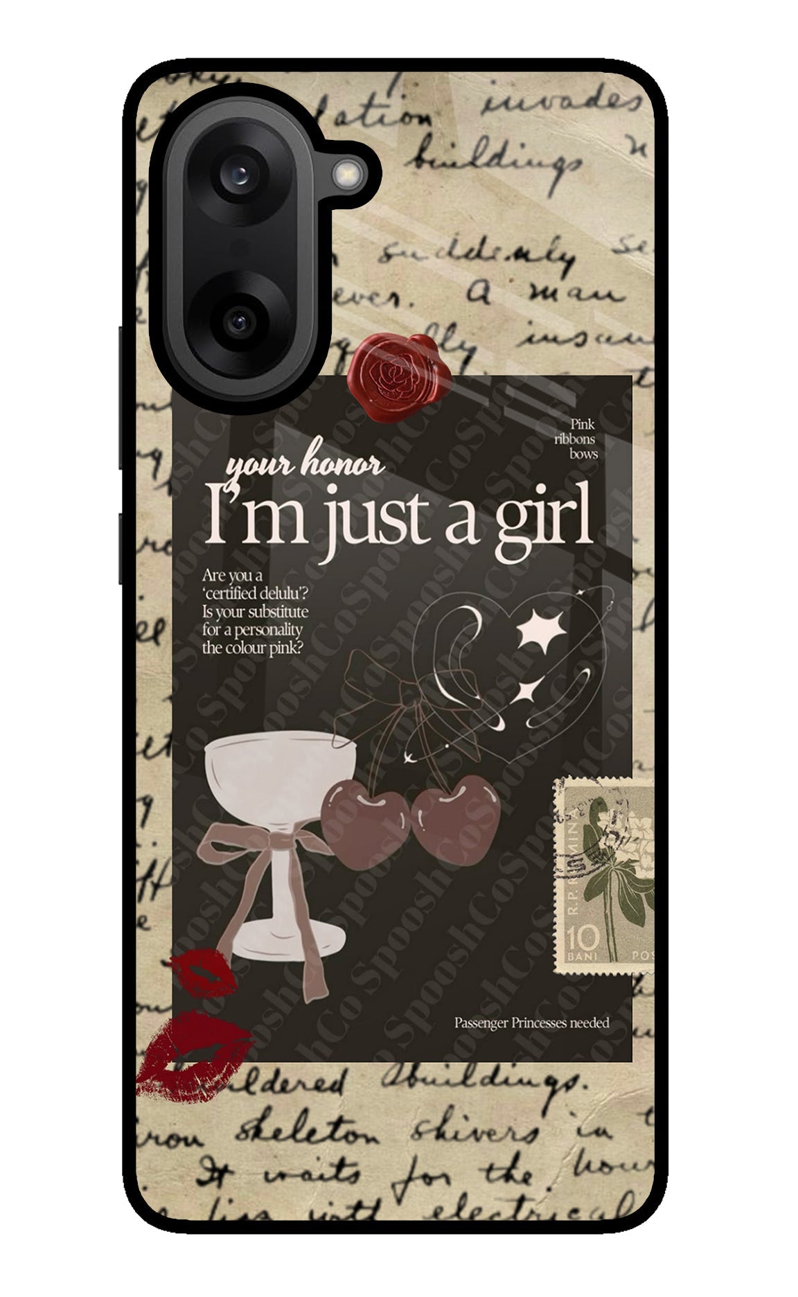 I am just a girl OnePlus Nord CE5 Back Cover