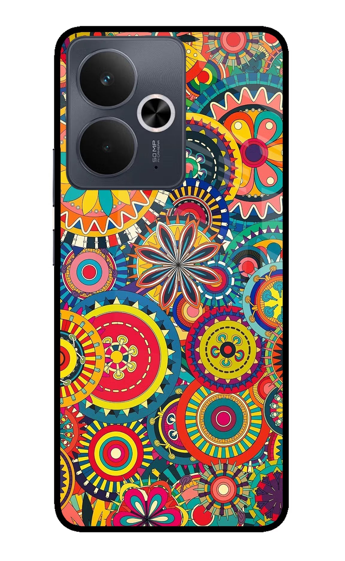 Gol Gol Art Realme 14T 5G Glass Case