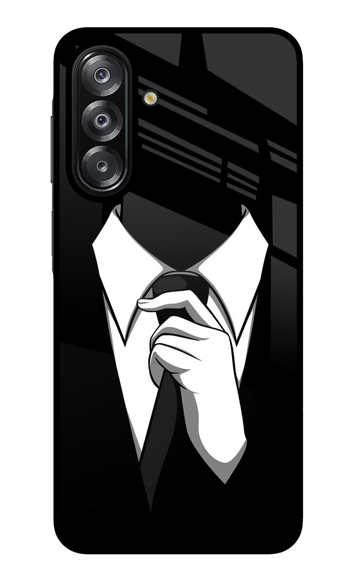 Black Tie Samsung A26 Glass Case