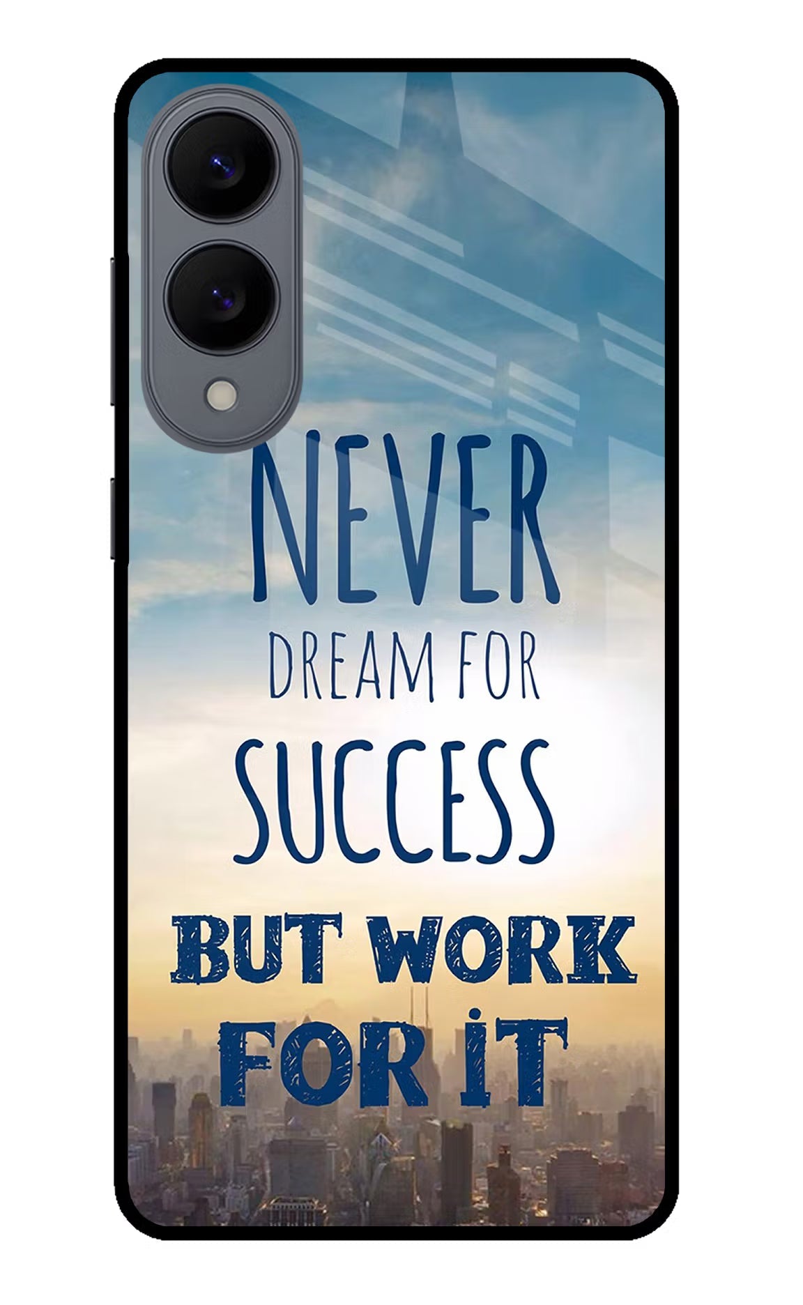 Never Dream For Success But Work For It Samsung S25 Edge Back Cover