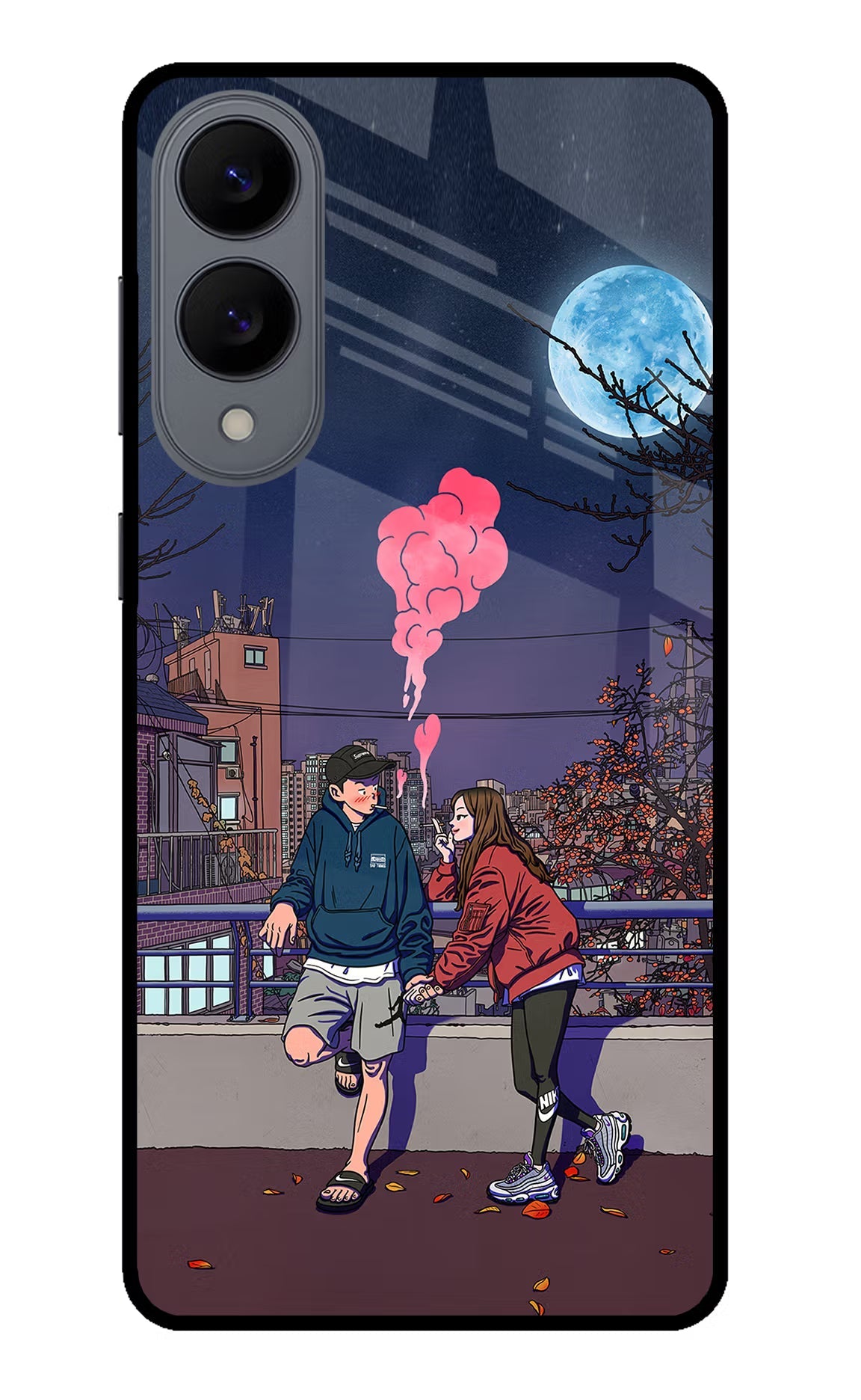 Chilling Couple Samsung S25 Edge Back Cover