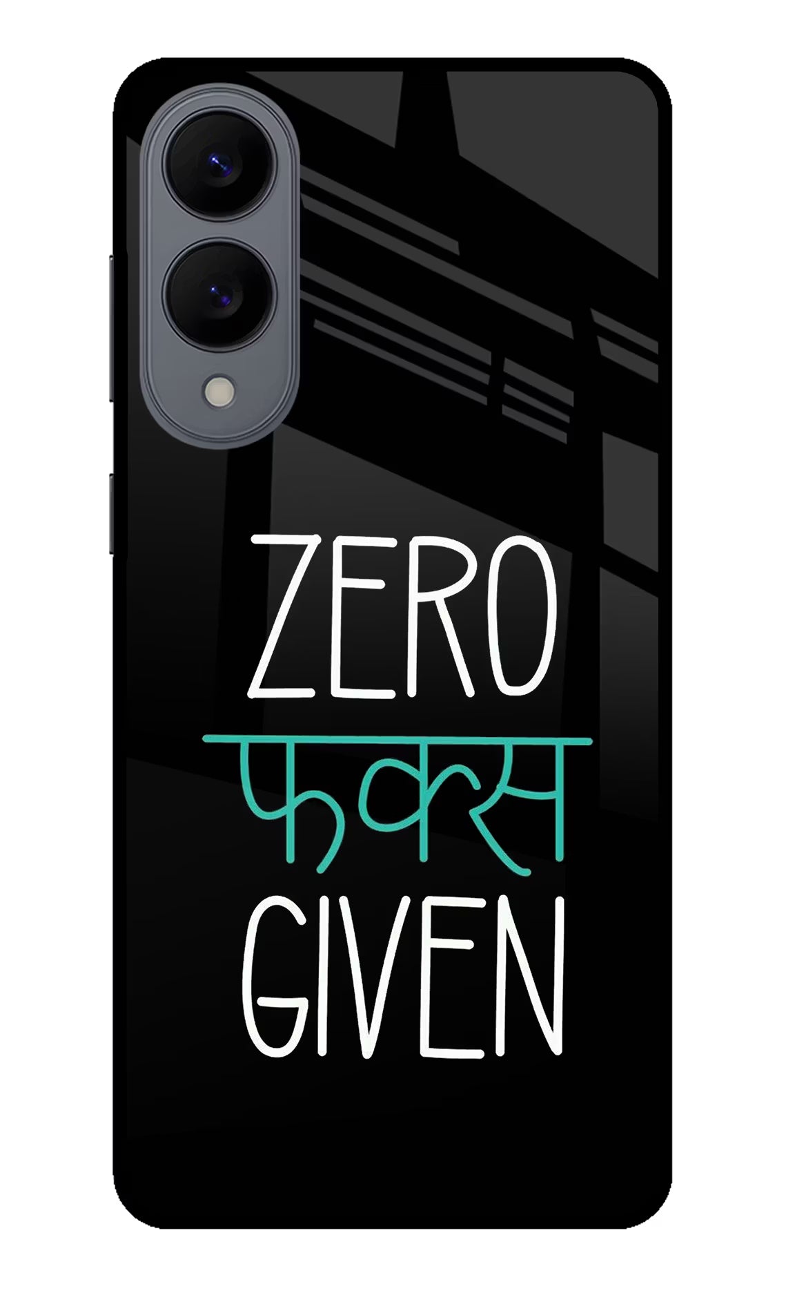 Zero Fucks Given Samsung S25 Edge Back Cover