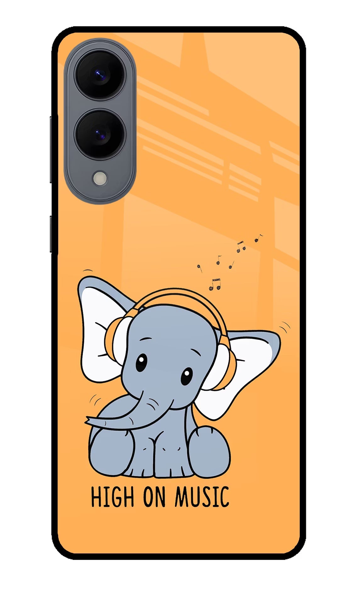 High On Music Samsung S25 Edge Back Cover