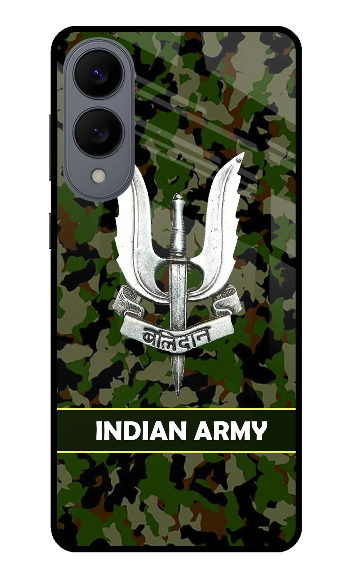 Balidan Indian Logo Samsung S25 Edge Glass Case