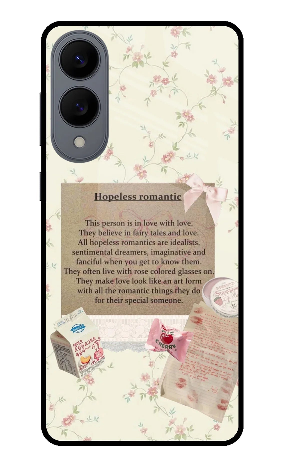 Hopeless Romantic Samsung S25 Edge Back Cover