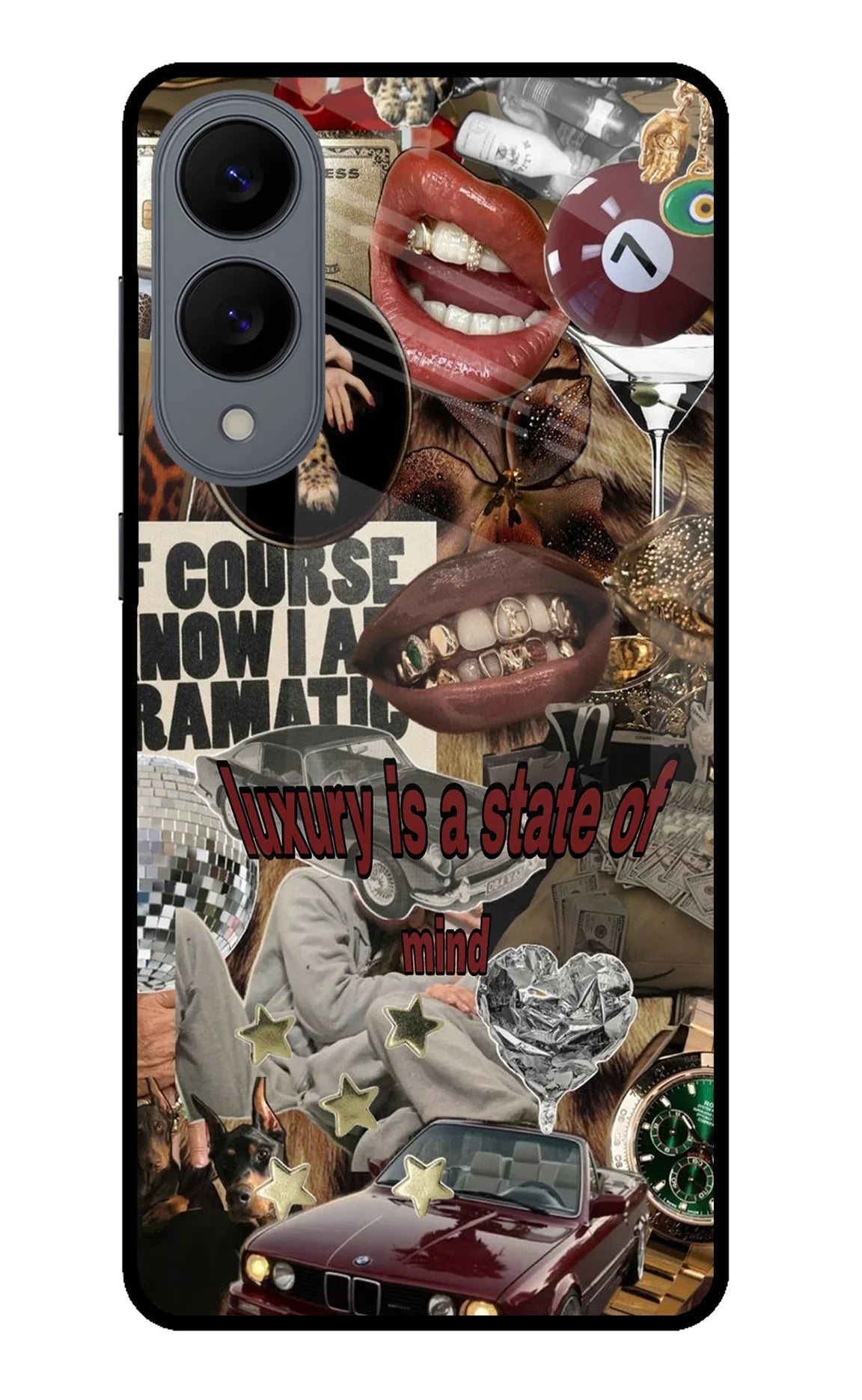 Luxury Samsung S25 Edge Back Cover