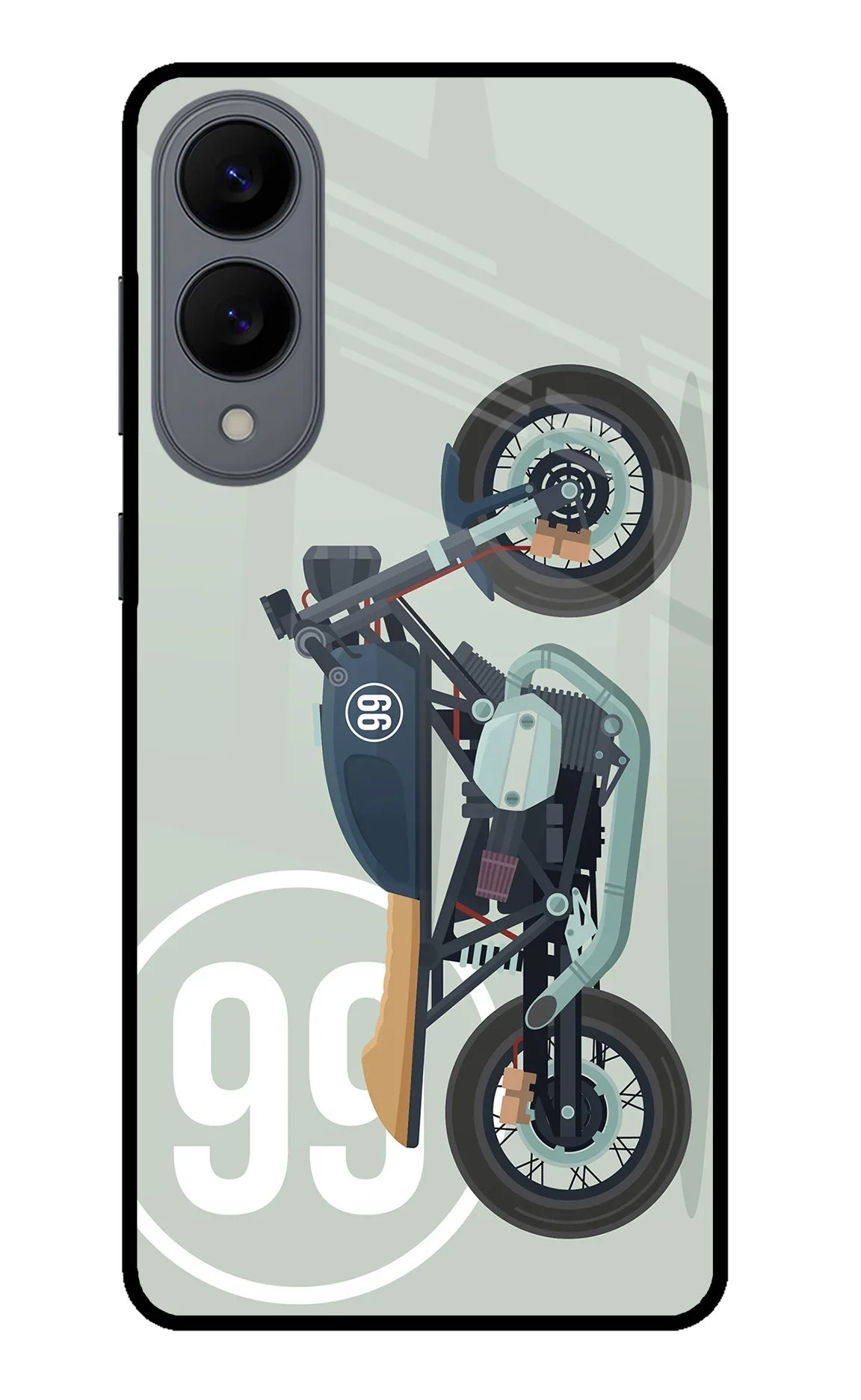 Classic Cafe Racer 99 Samsung S25 Edge Back Cover
