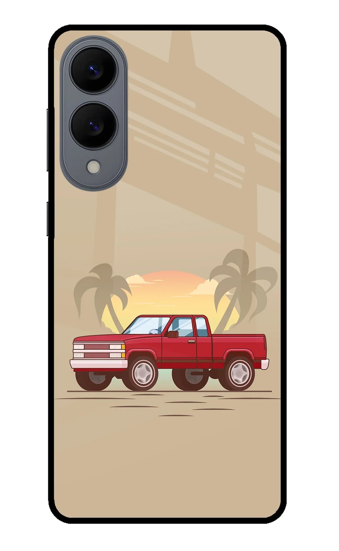 Desert Classic Drive Samsung S25 Edge Back Cover