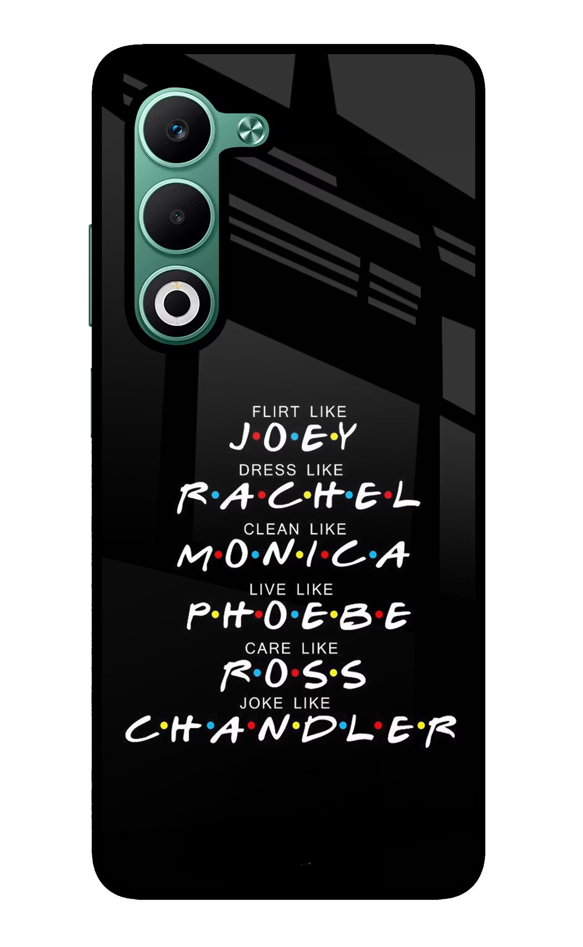 FRIENDS Character Oppo A5 5G Glass Case