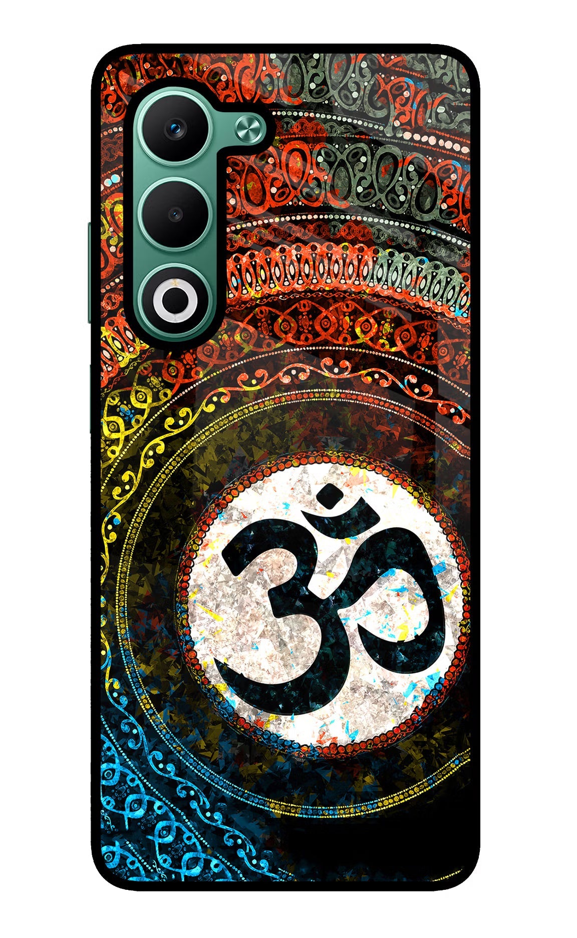 Om Cultural Oppo A5 5G Glass Case