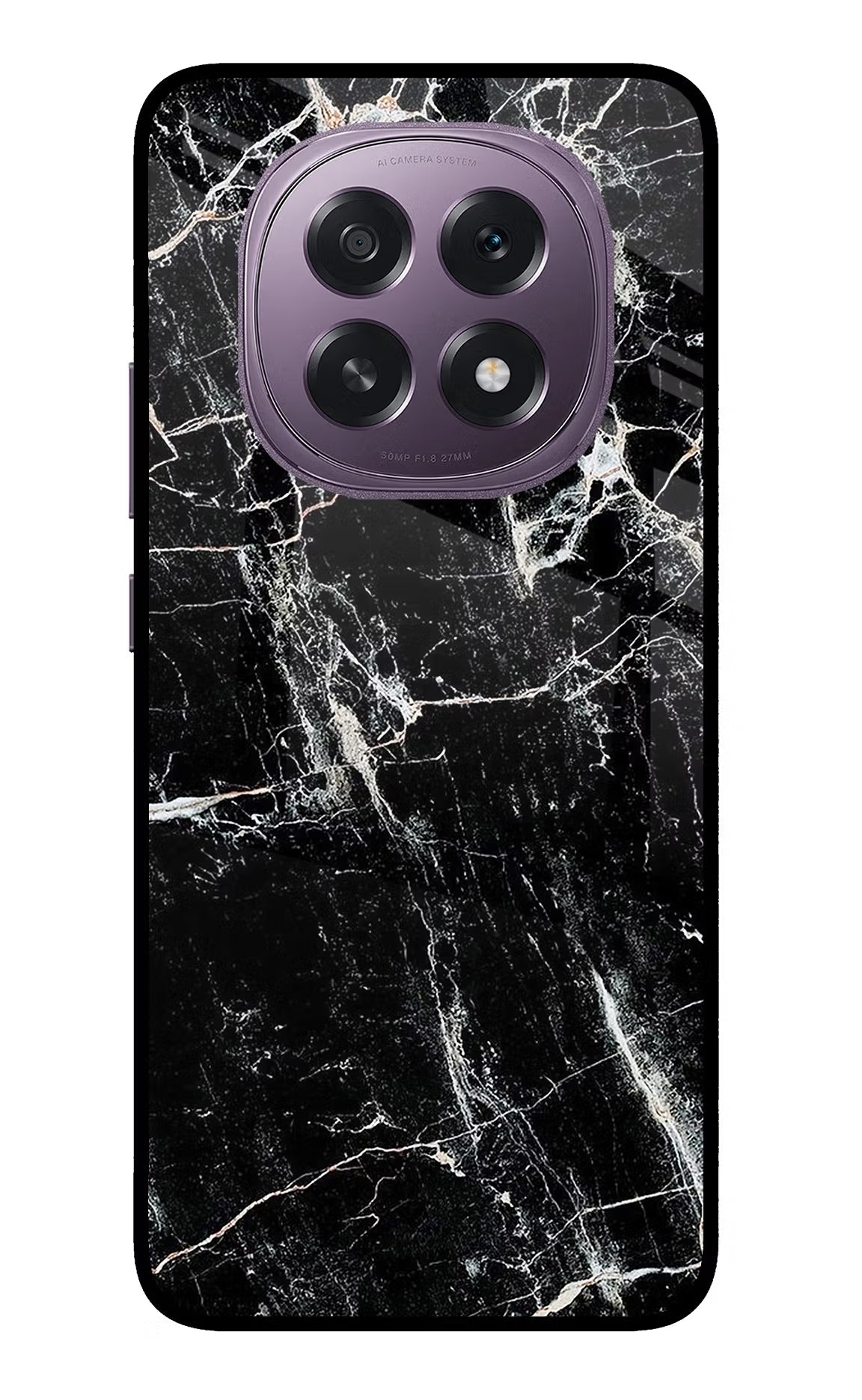 Black Marble Texture Oppo F29 5G Back Cover