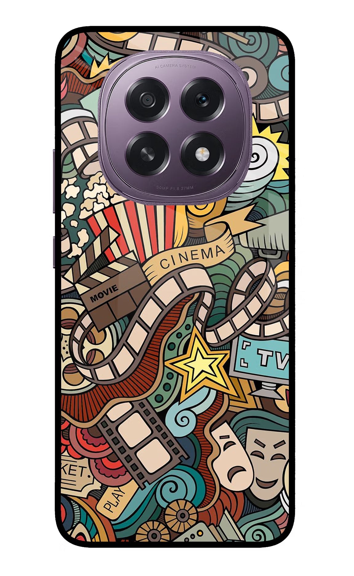 Cinema Abstract Oppo F29 5G Back Cover