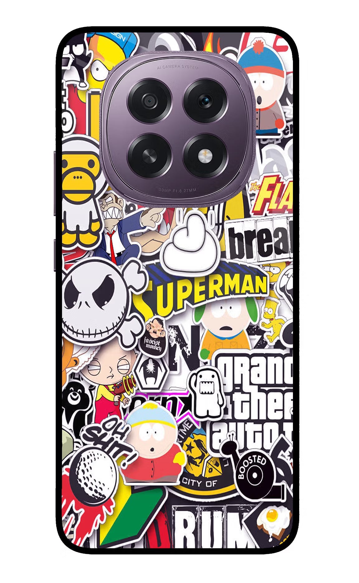 Sticker Bomb Oppo F29 5G Back Cover