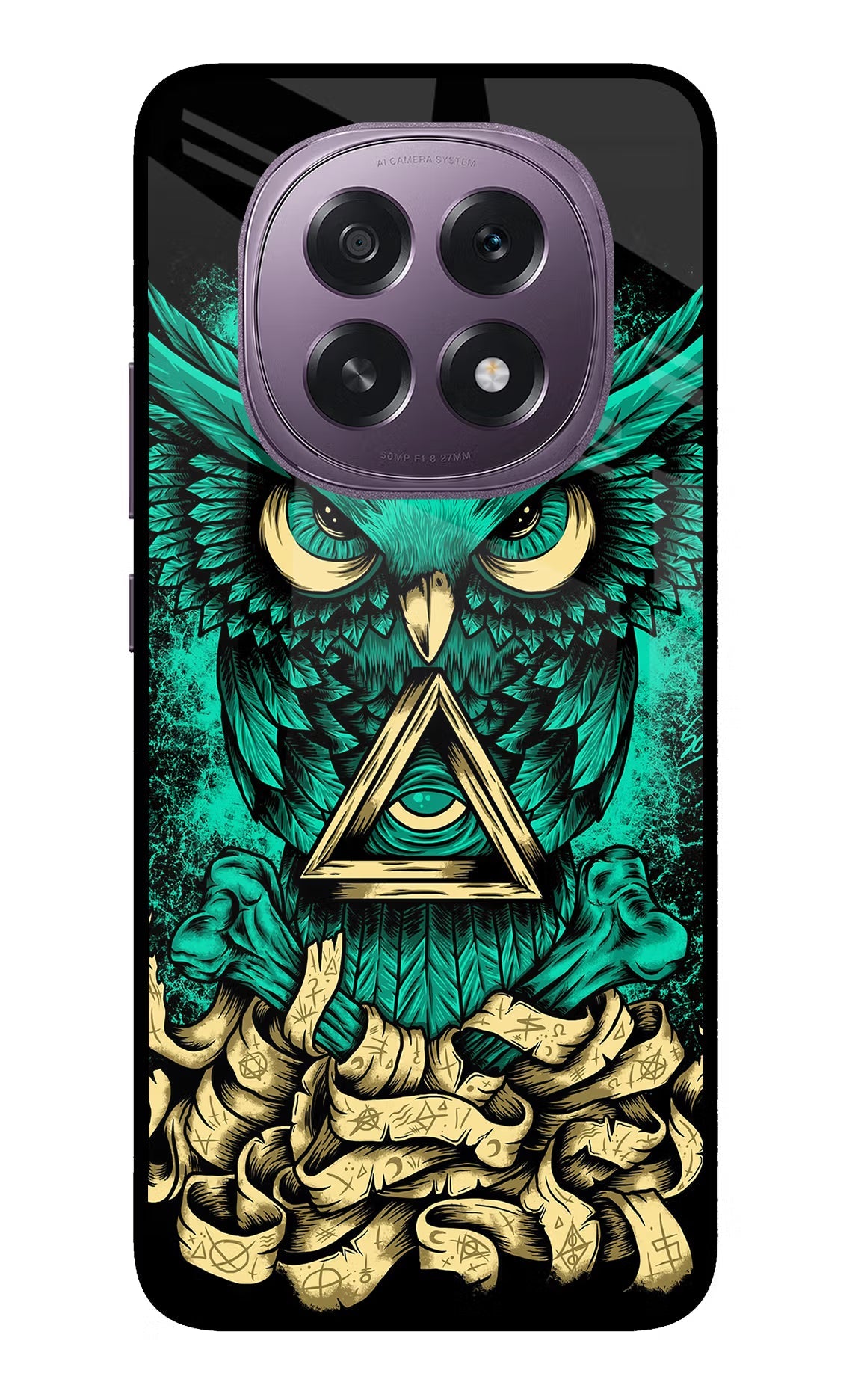 Green Owl Oppo F29 5G Glass Case